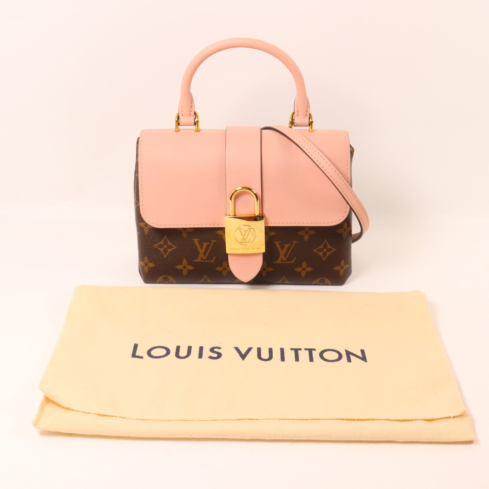 LOUIS VUITTON Monogram Locky BB手挽肩背兩用袋