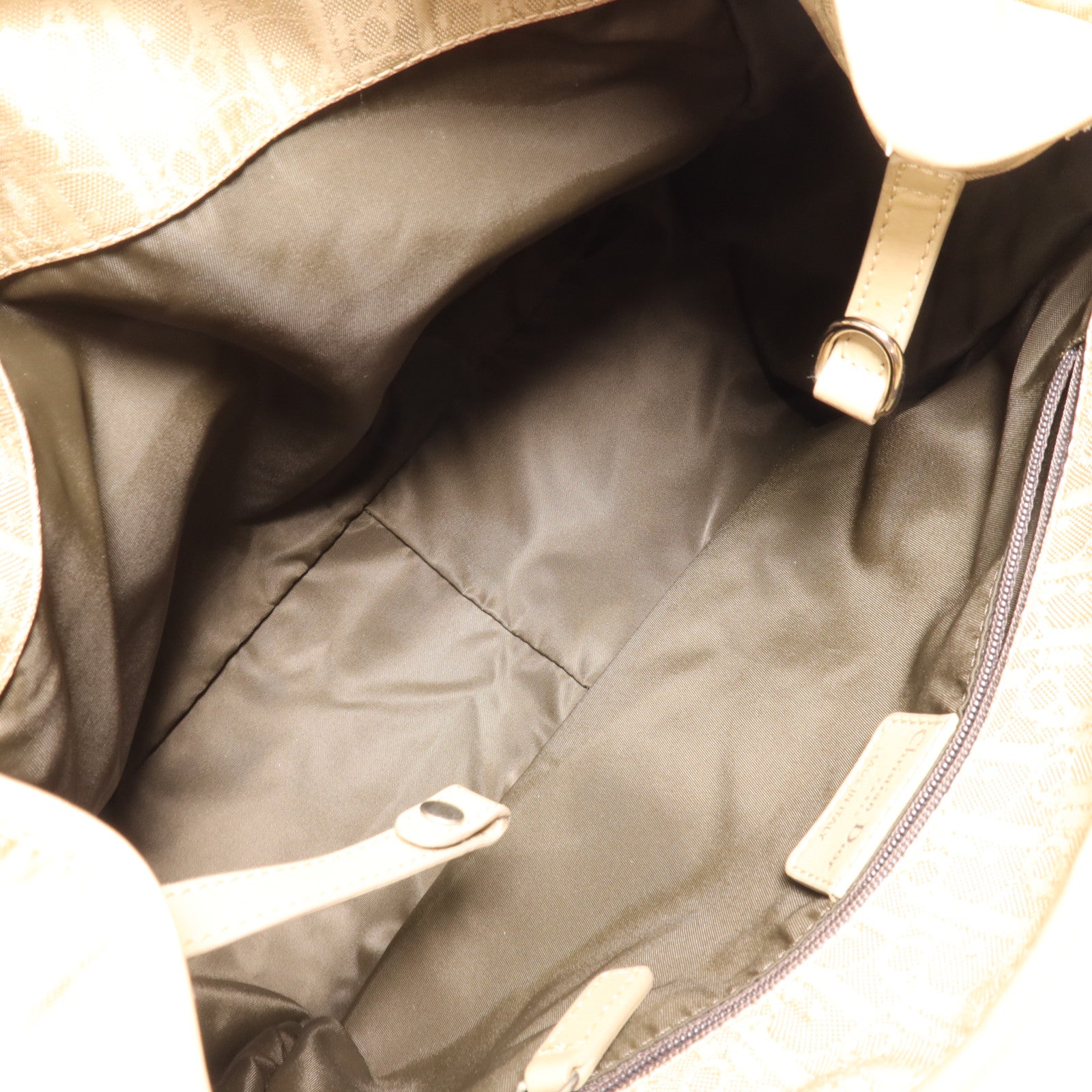 Dior 帆布Shoulder Bag銀扣肩背袋