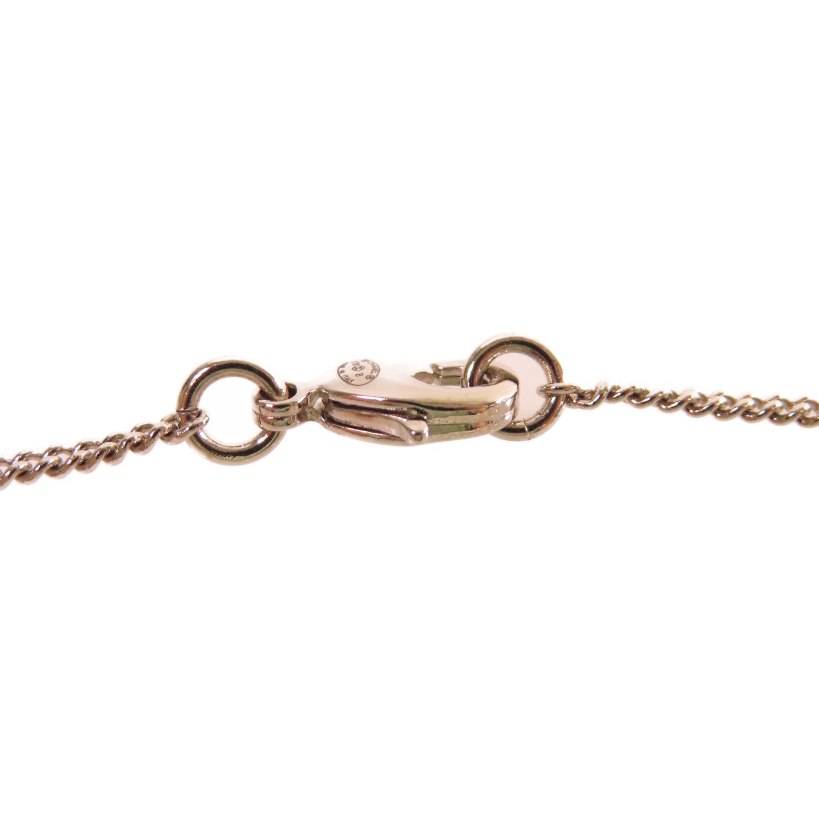 CHANEL 【激減優惠】仿珍珠/金屬CC Necklace項鏈珍珠色/銀色