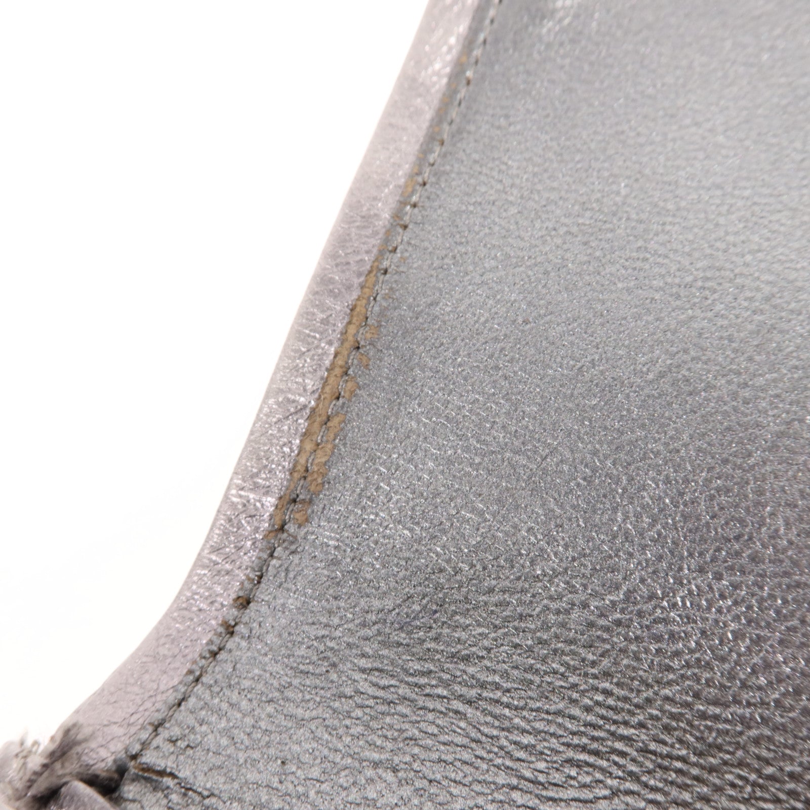 CHANEL 牛皮皮革Chanel 2.55銀扣鏈帶肩背袋