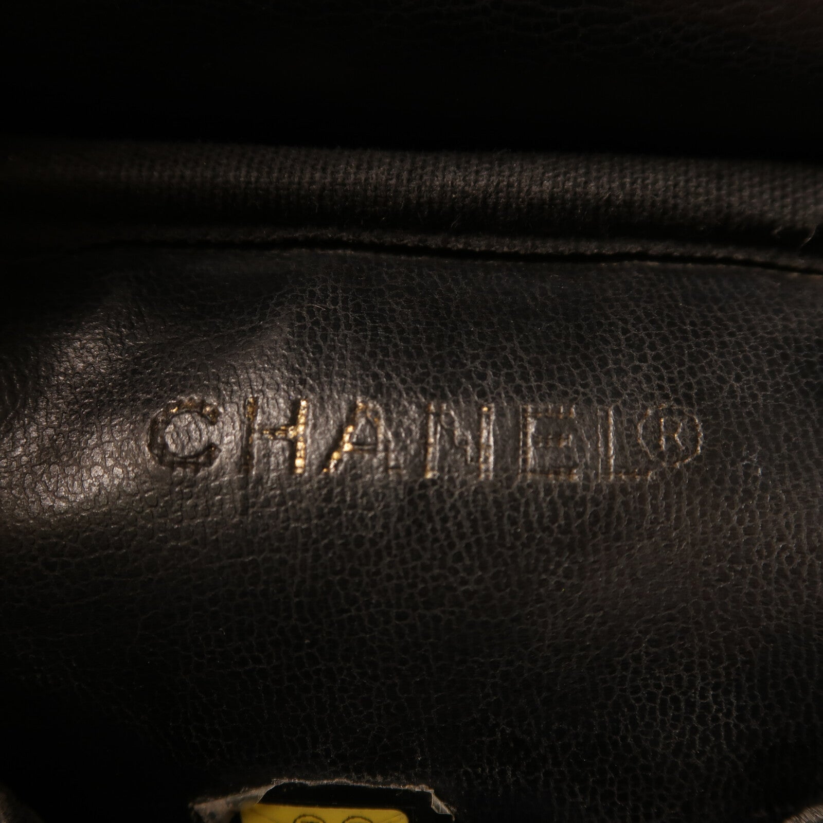 CHANEL 【激減優惠】牛皮皮革Vanity Case金扣手挽袋