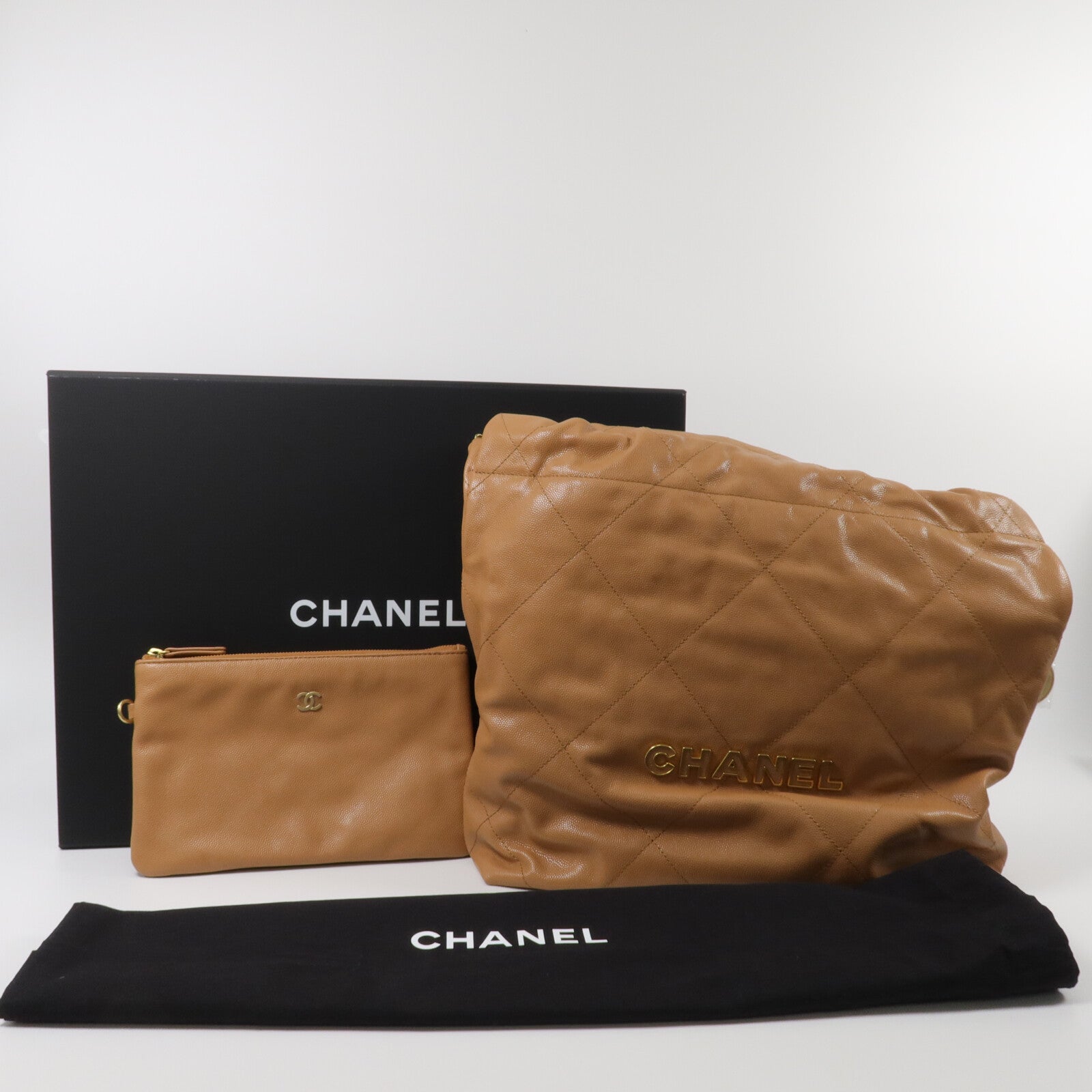 CHANEL 牛皮皮革Chanel 22 Small鏈帶肩背袋