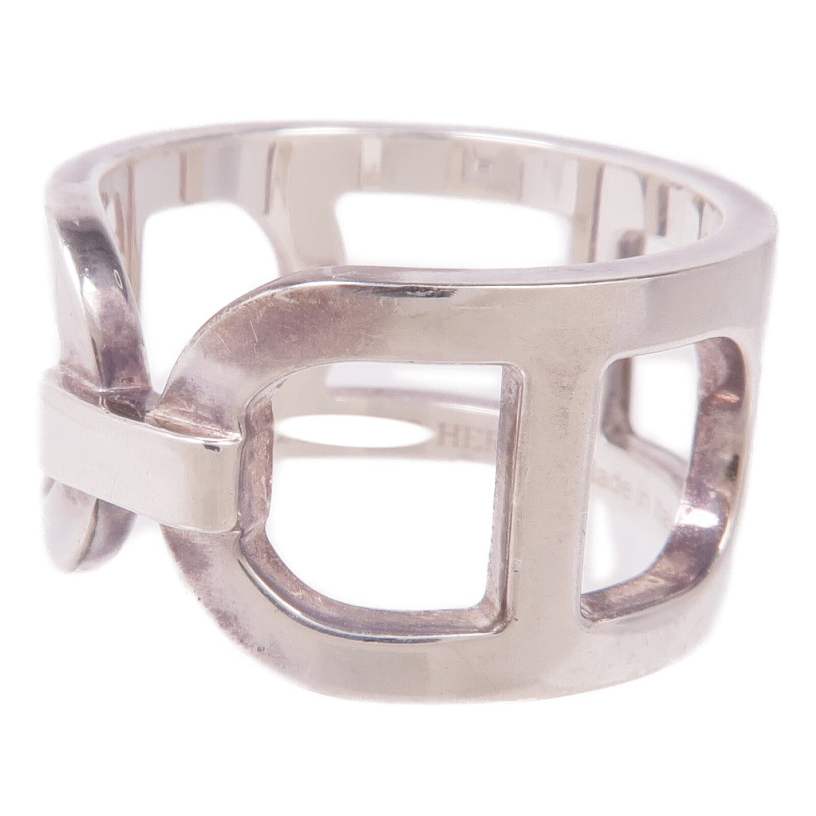 HERMES 925純銀Ever Chaine d'ancre Ring戒指Hermes#52/US#6