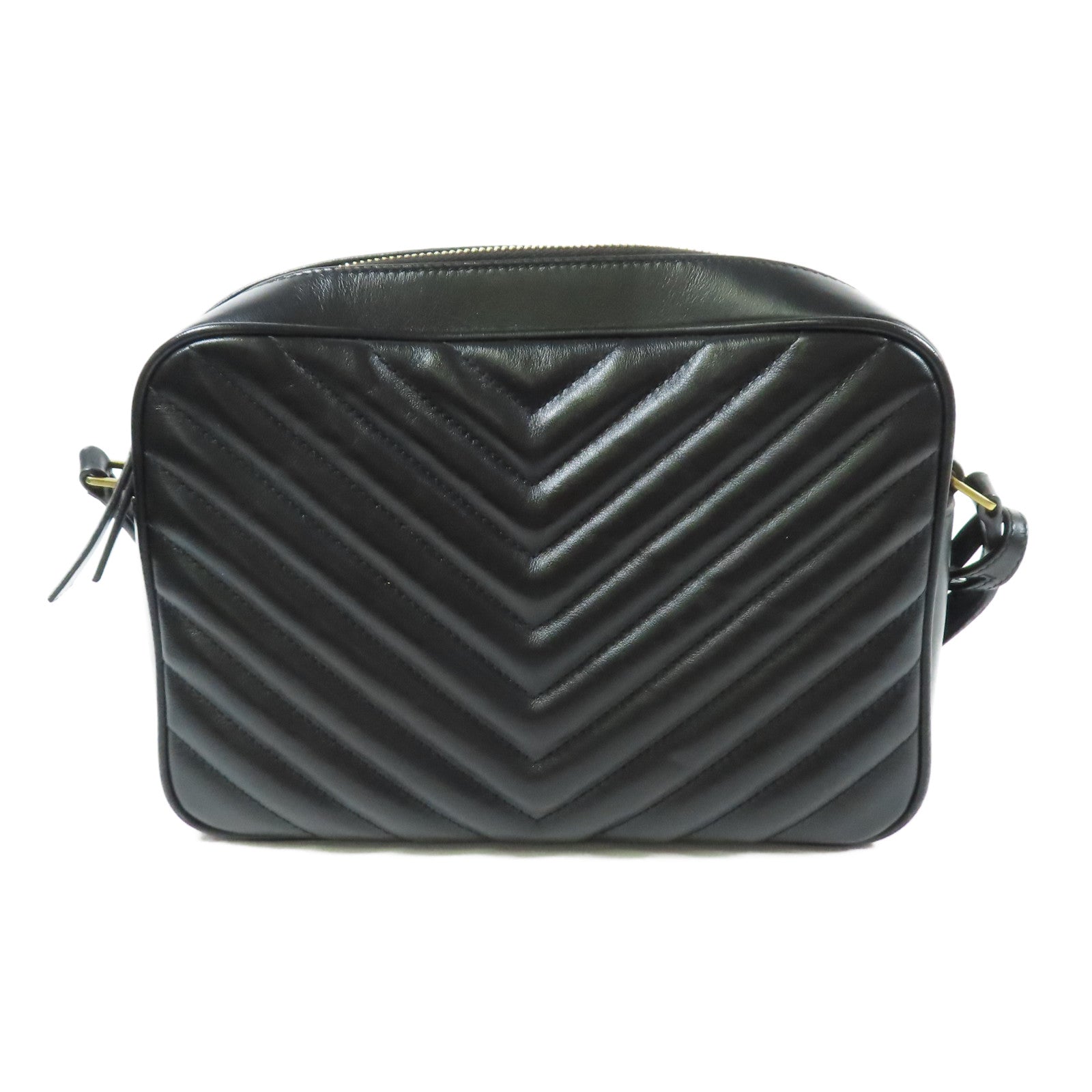 SAINT LAURENT 牛皮皮革Lou Camera金扣肩背袋