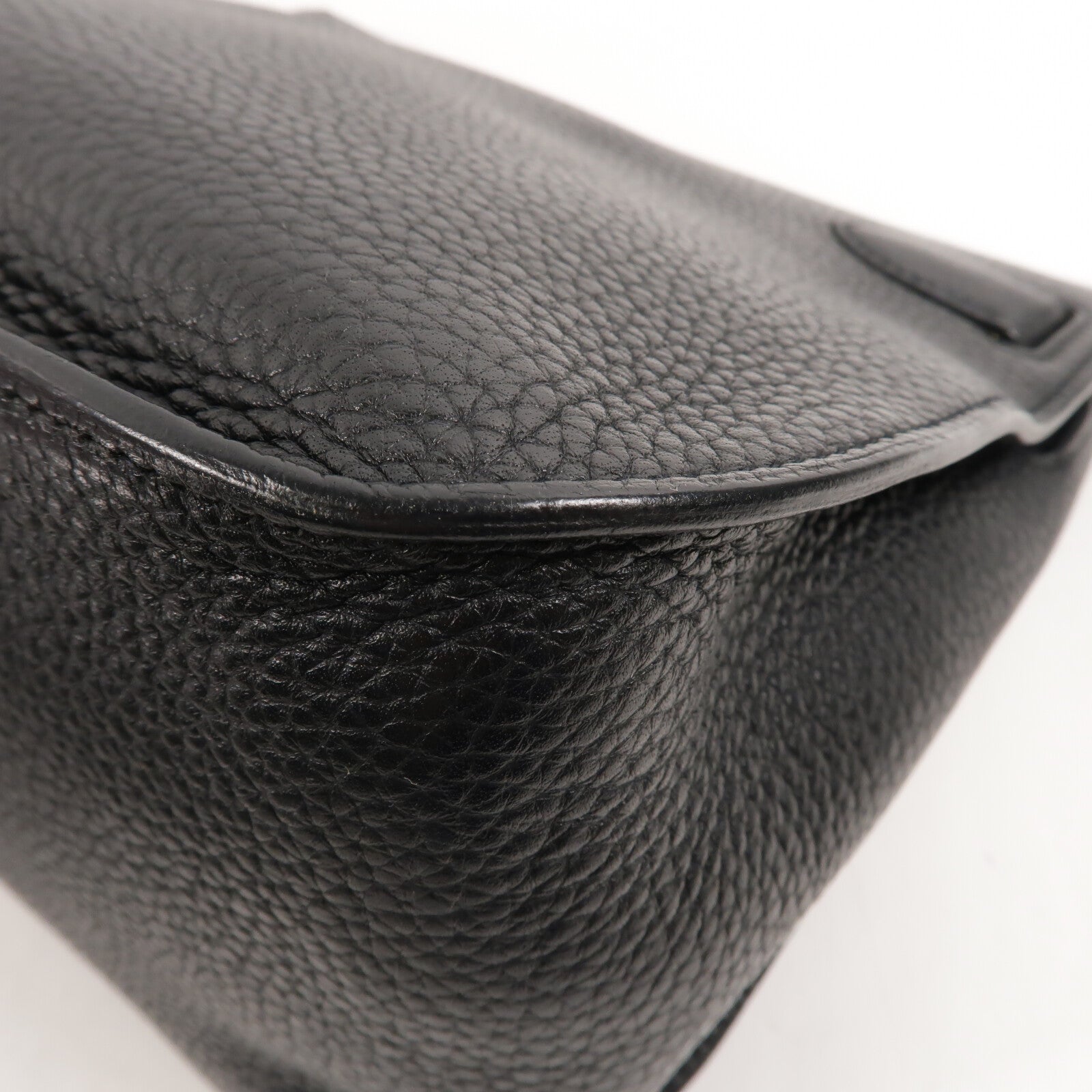 HERMES Clemence皮革Jypsiere 31肩背袋Noir