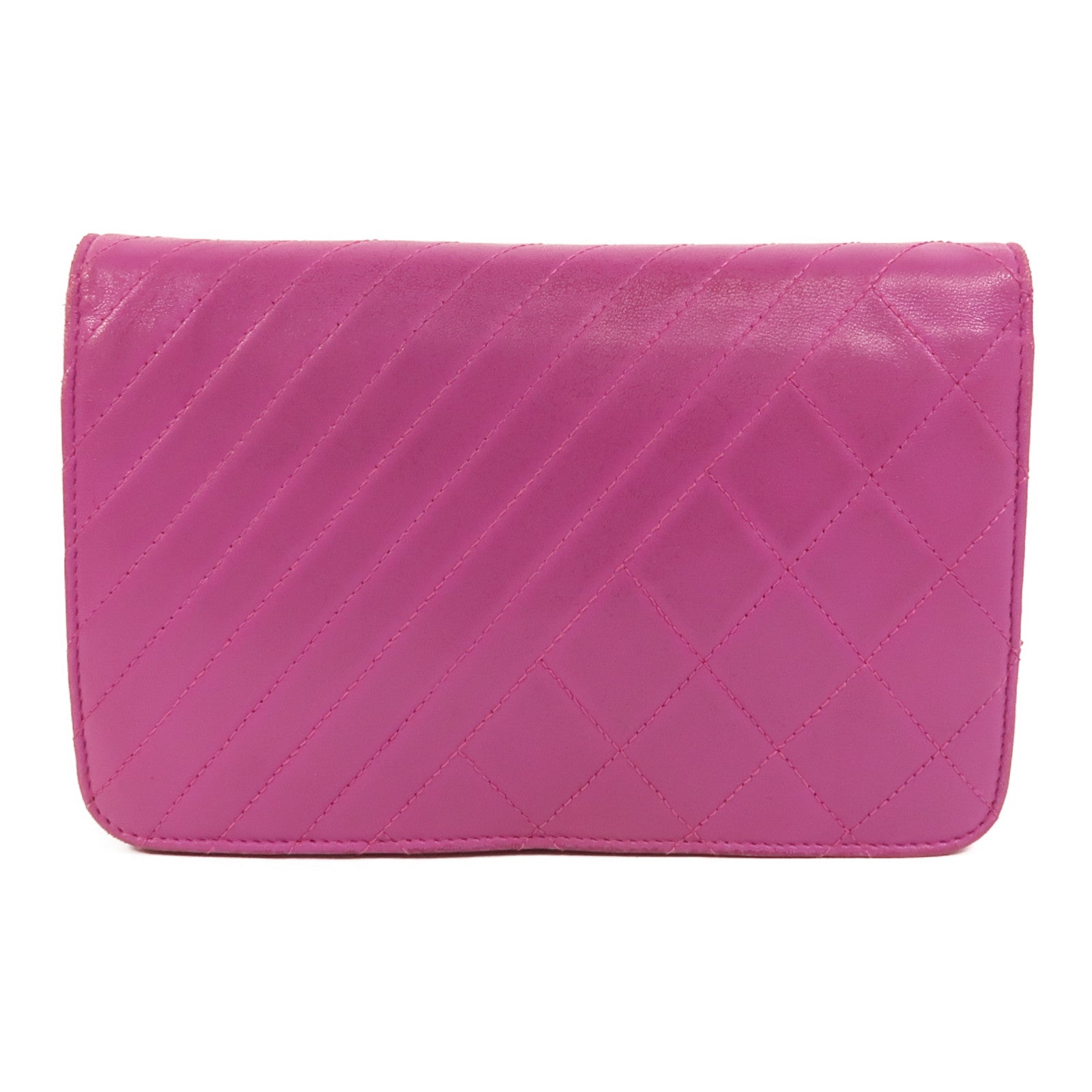 CHANEL 羊皮皮革WOC Wallet On Chain鏈帶肩背袋