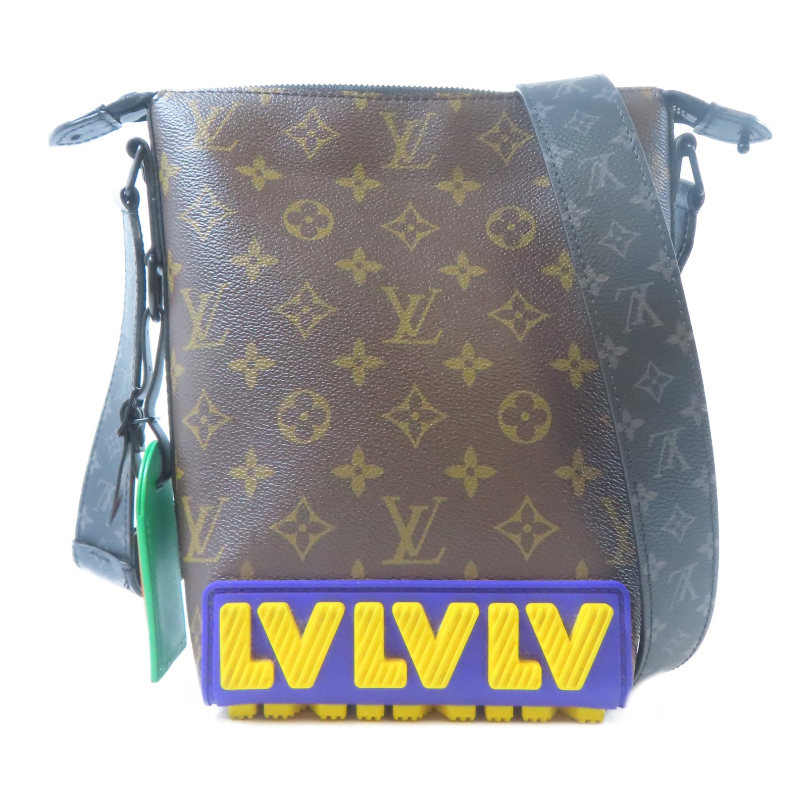 LOUIS VUITTON 【激減優惠】Monogram Cruiser Messenger肩背袋啡色/紫色/黃色