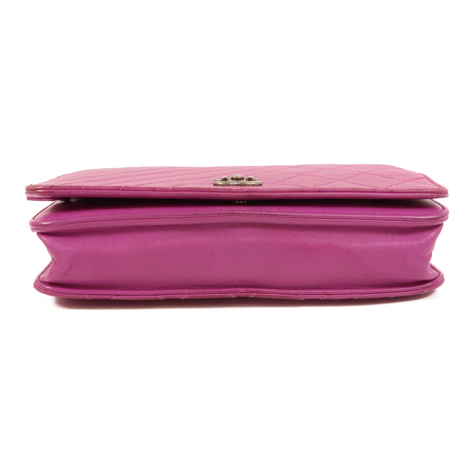 CHANEL 羊皮皮革WOC Wallet On Chain鏈帶肩背袋