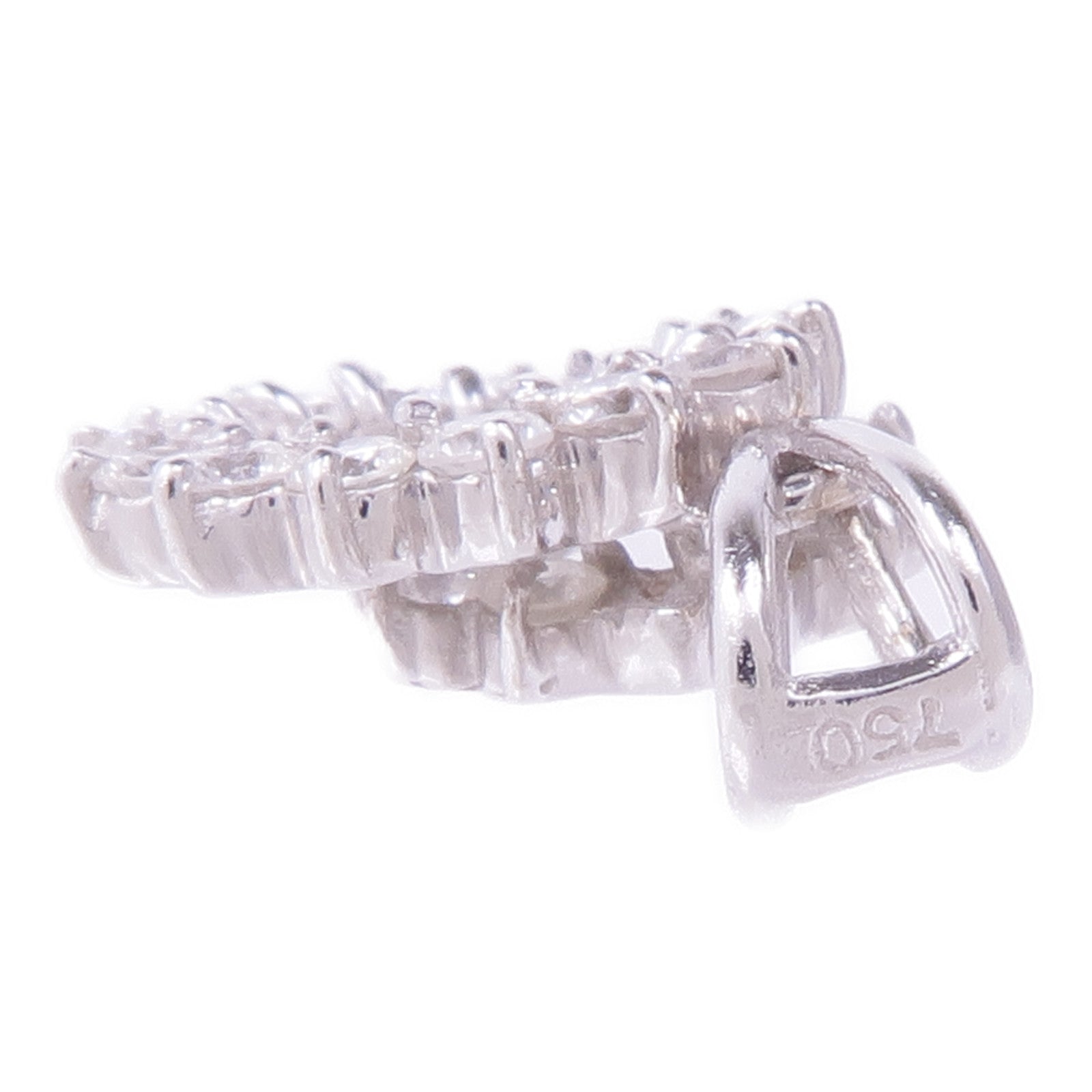 JEWELRY 18K白金Diamond Pendant Top鑽石吊墜