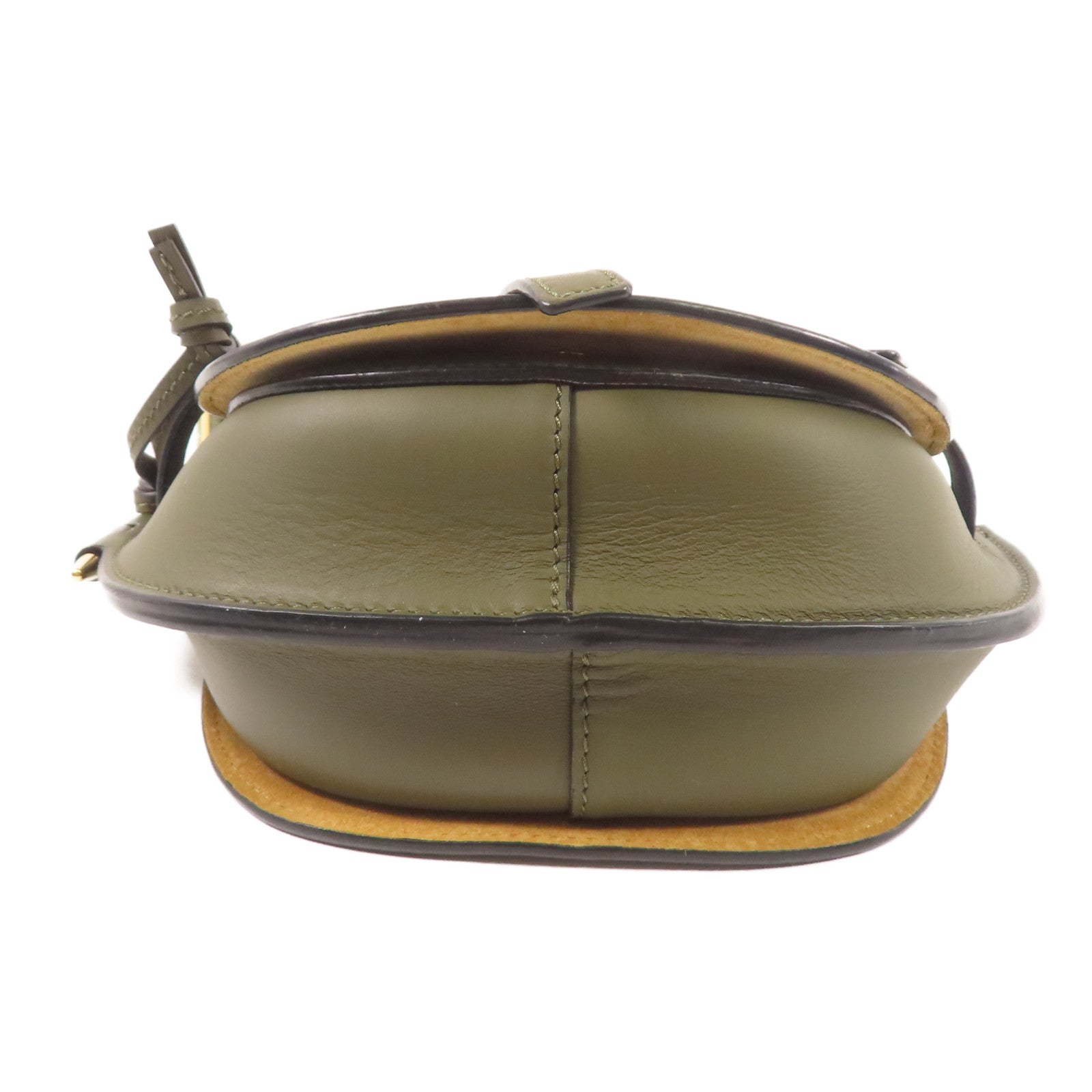 LOEWE 牛皮皮革Mini Gate金扣肩背袋