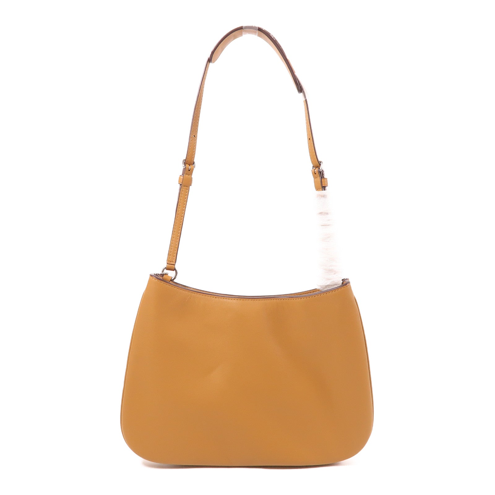 COACH 皮革Shoulder Bag銀扣肩背袋