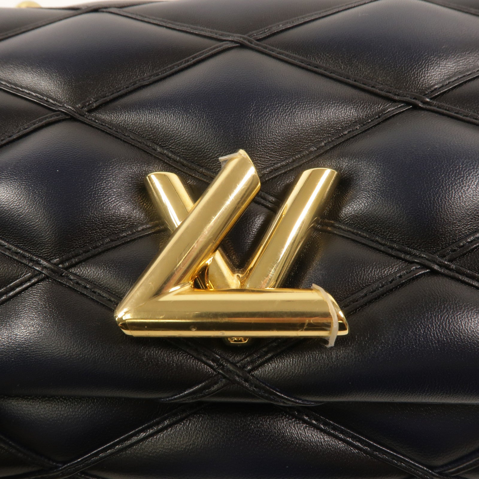 LOUIS VUITTON 羊皮皮革Go-14MM鏈帶手挽肩背兩用袋