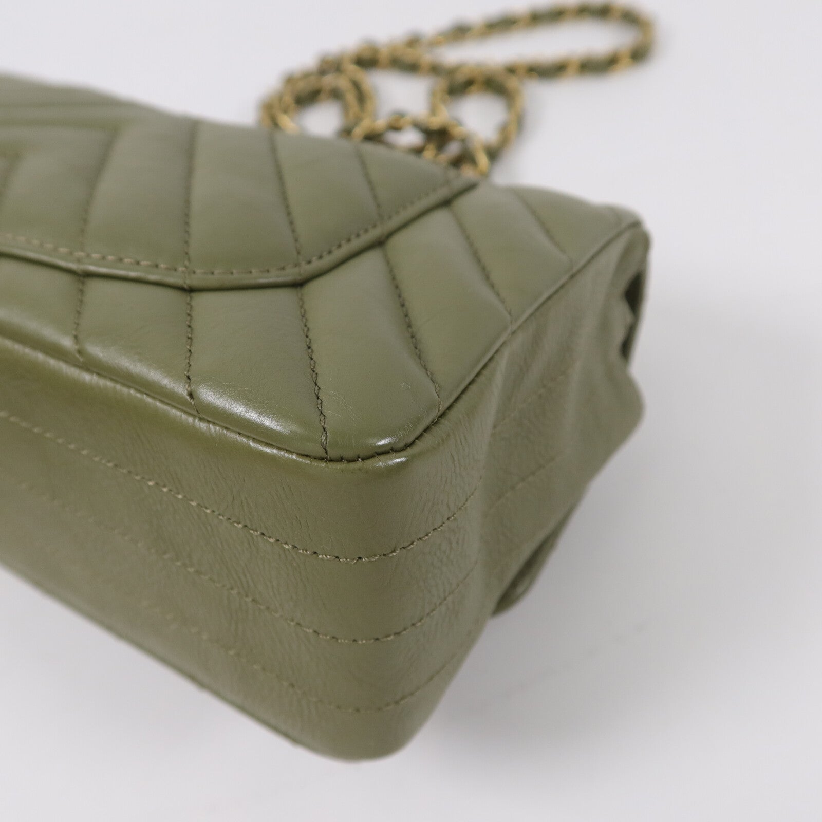 CHANEL 牛皮皮革Mini Classic 20鏈帶肩背袋