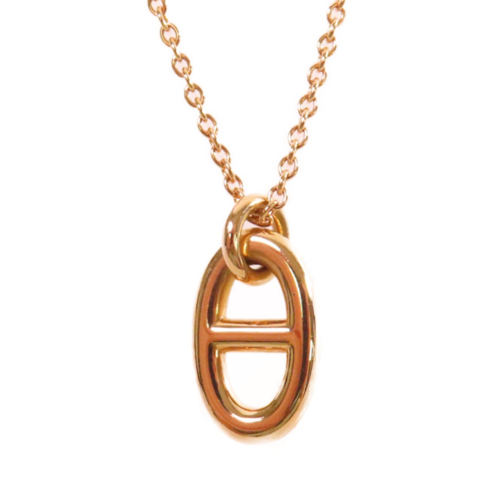HERMES 18K玫瑰金Farandole Pendant Necklace項鏈