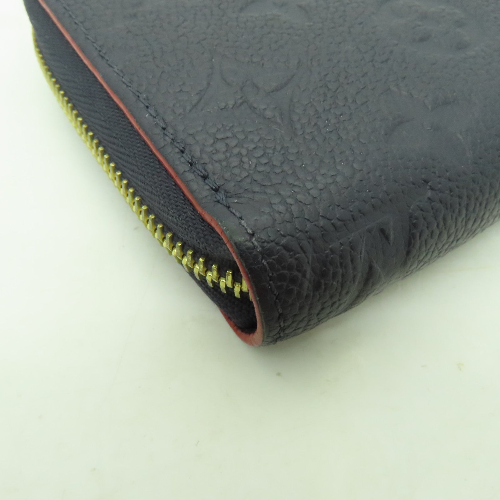 LOUIS VUITTON 【激減優惠】Monogram Empreinte Zipper Long Wallet金扣長錢包深藍色