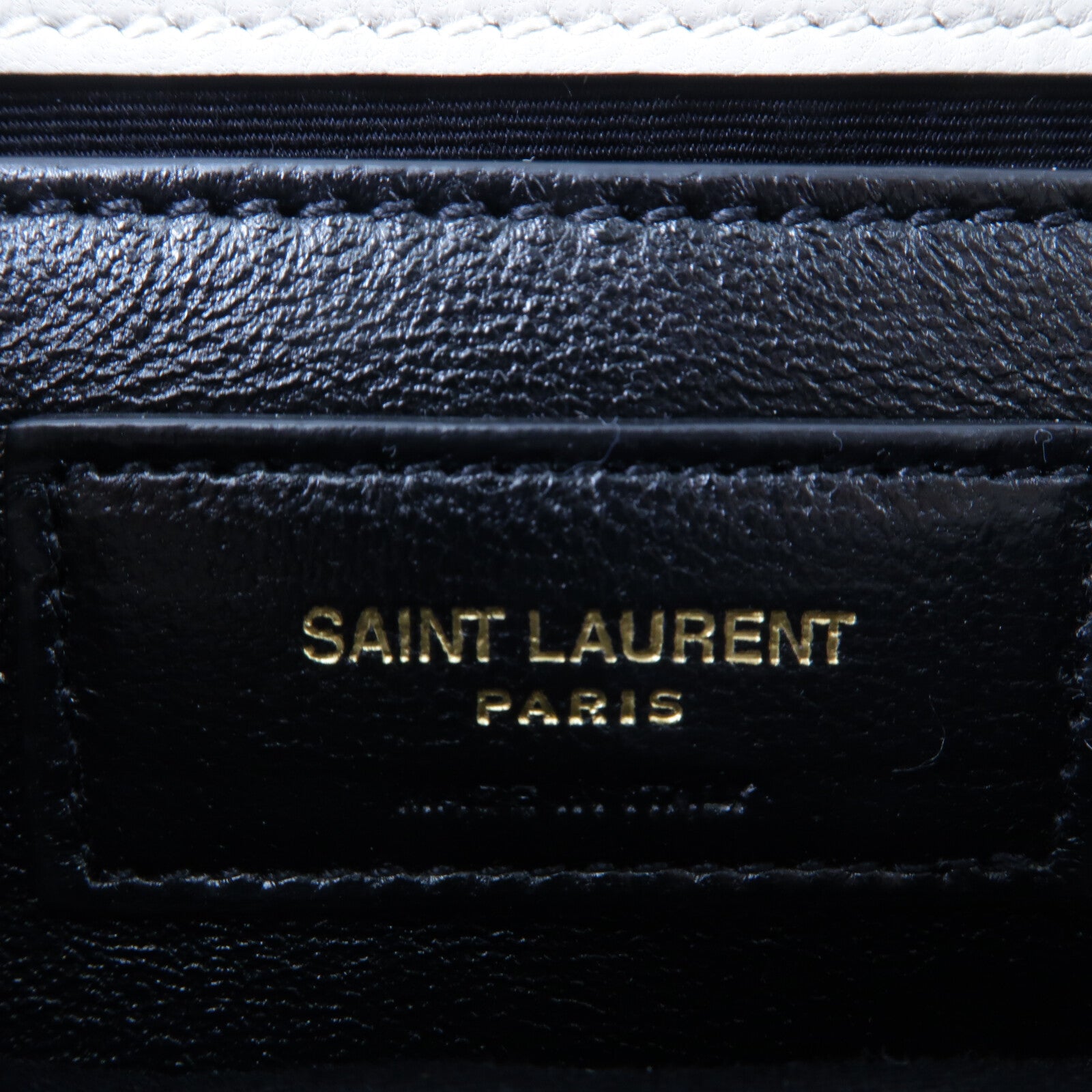 SAINT LAURENT 羊皮皮革Mini Nolita鏈帶肩背袋