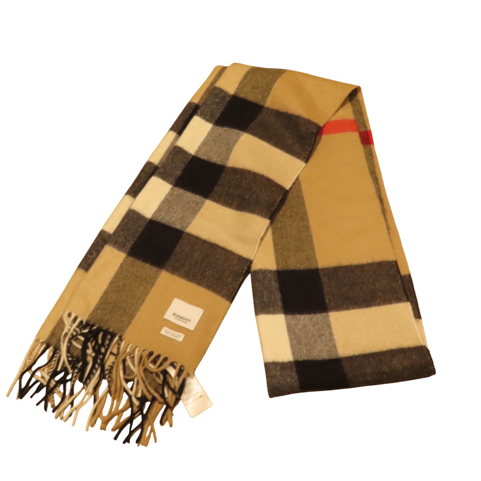 BURBERRY 羊絨Scarf 200x36圍巾