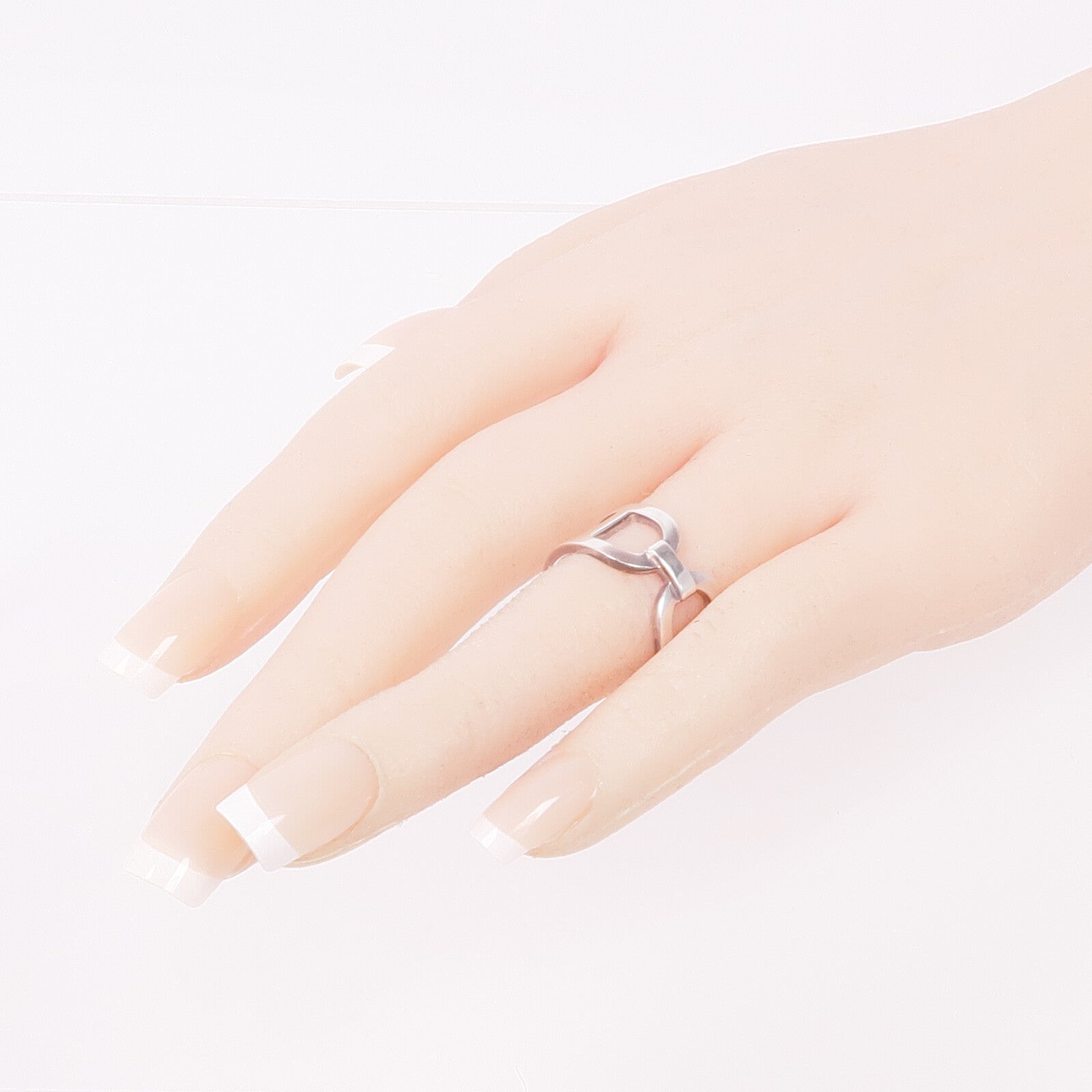 HERMES 925純銀Ever Chaine d'ancre Ring戒指Hermes#52/US#6