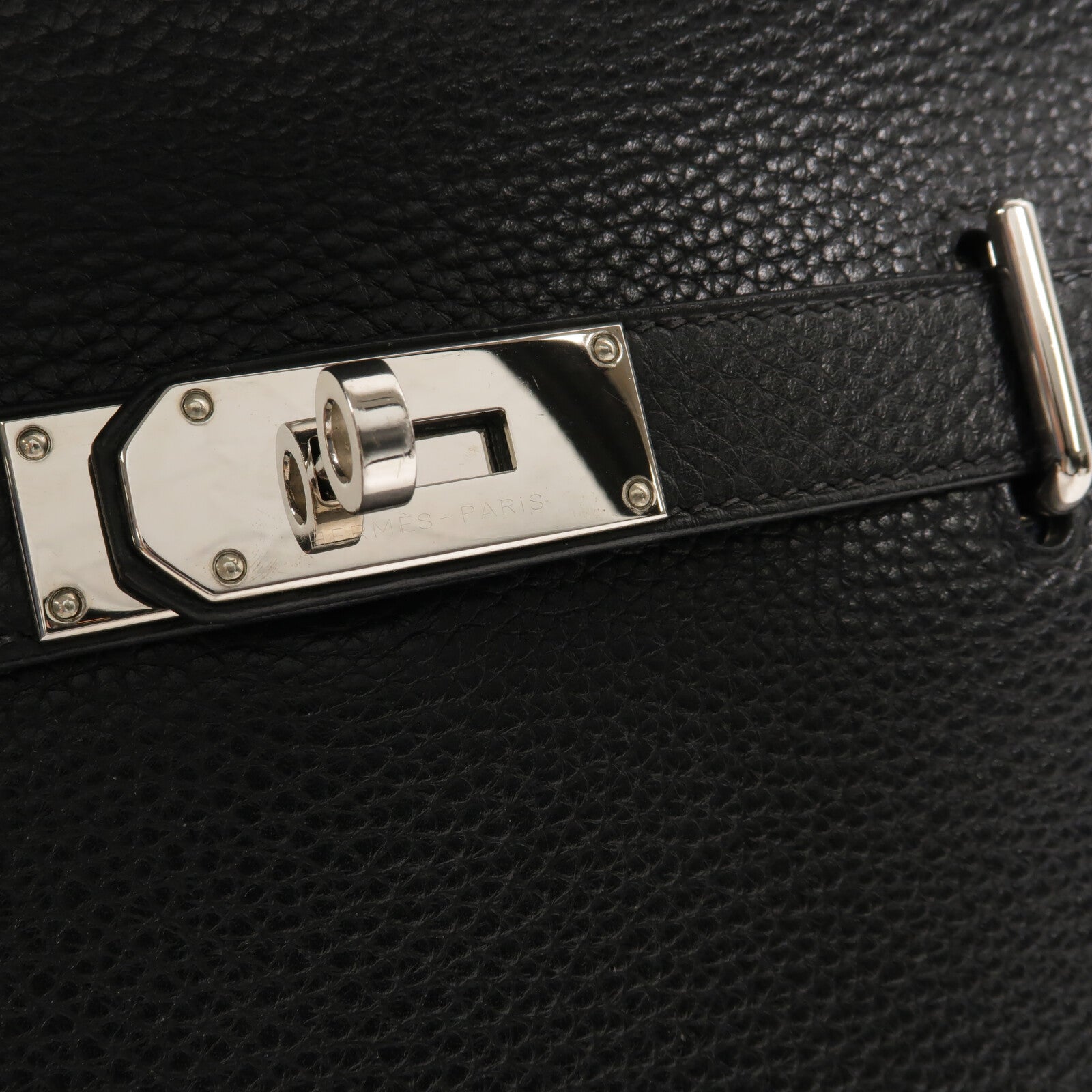 HERMES Clemence皮革Jypsiere 31肩背袋Noir