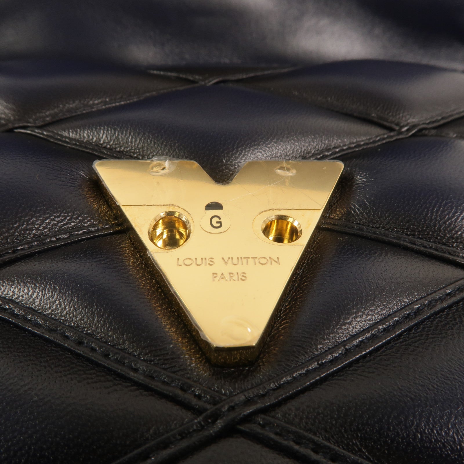 LOUIS VUITTON 羊皮皮革Go-14MM鏈帶手挽肩背兩用袋