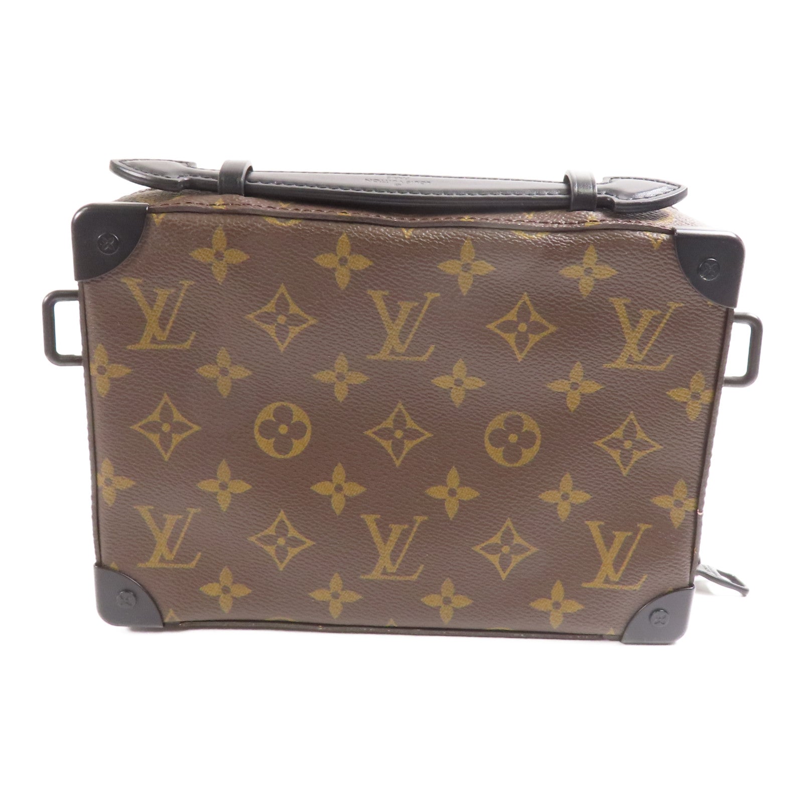 LOUIS VUITTON Monogram Macassar Handle Soft Truck手挽肩背兩用袋