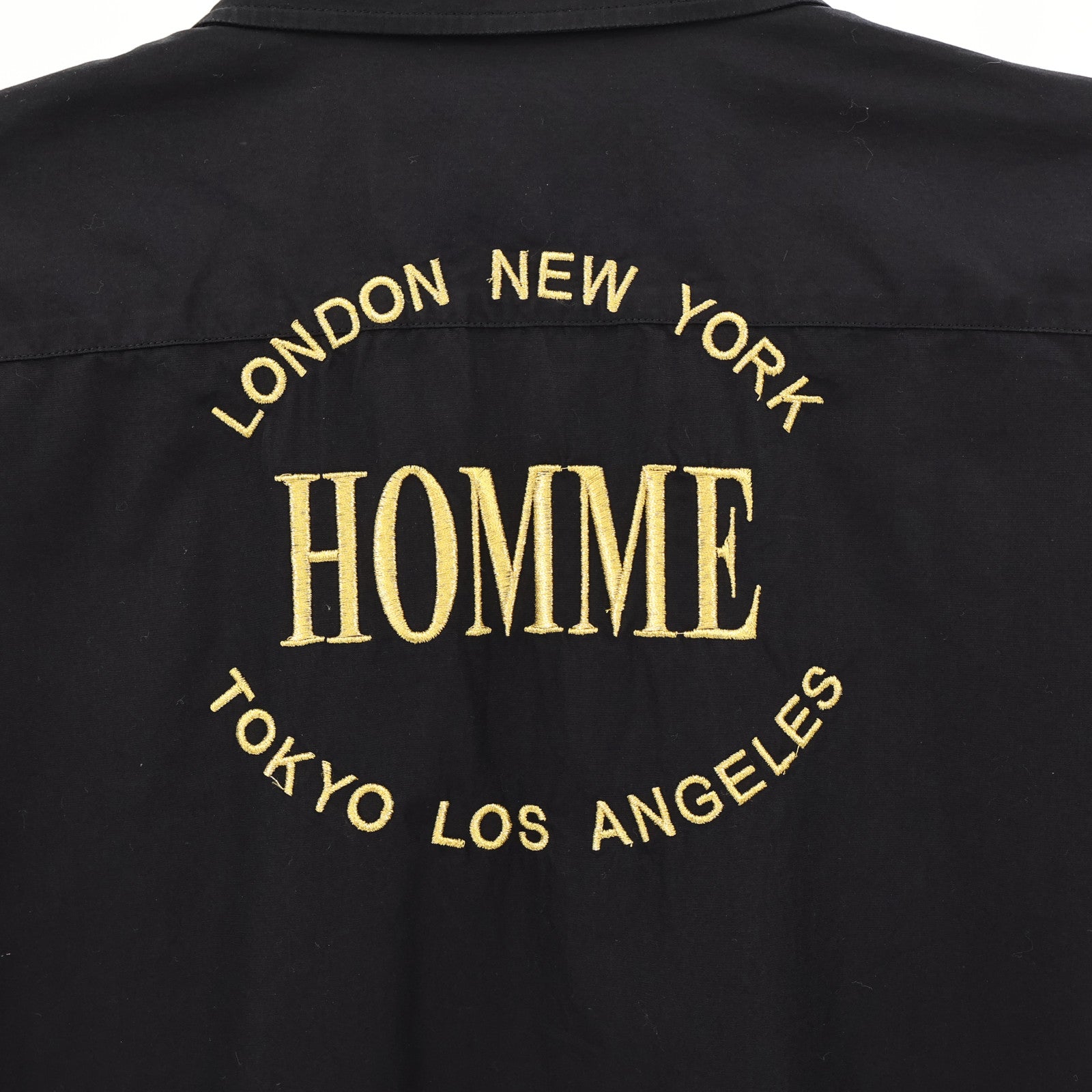BALENCIAGA Cotton Homme Embroidered Button-Down Shirt上衣