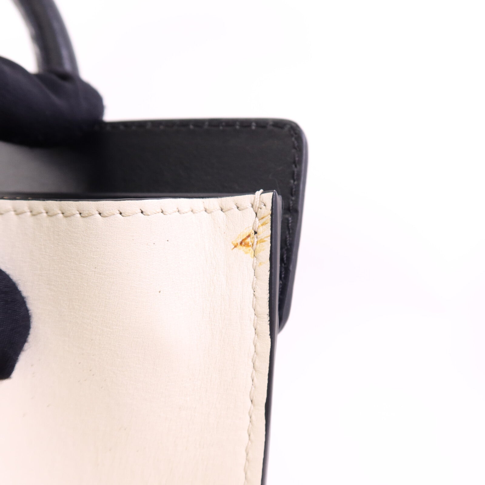 CELINE 牛皮皮革Mini Luggage金扣手挽袋