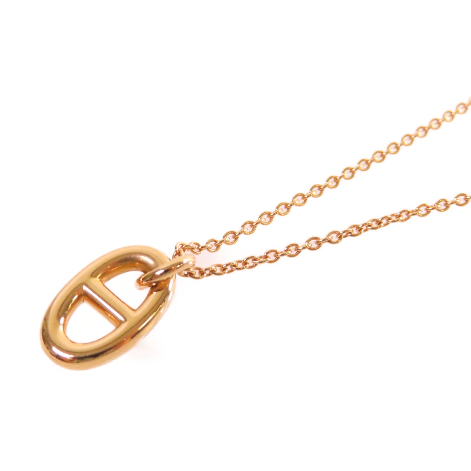 HERMES 18K玫瑰金Farandole Pendant Necklace項鏈
