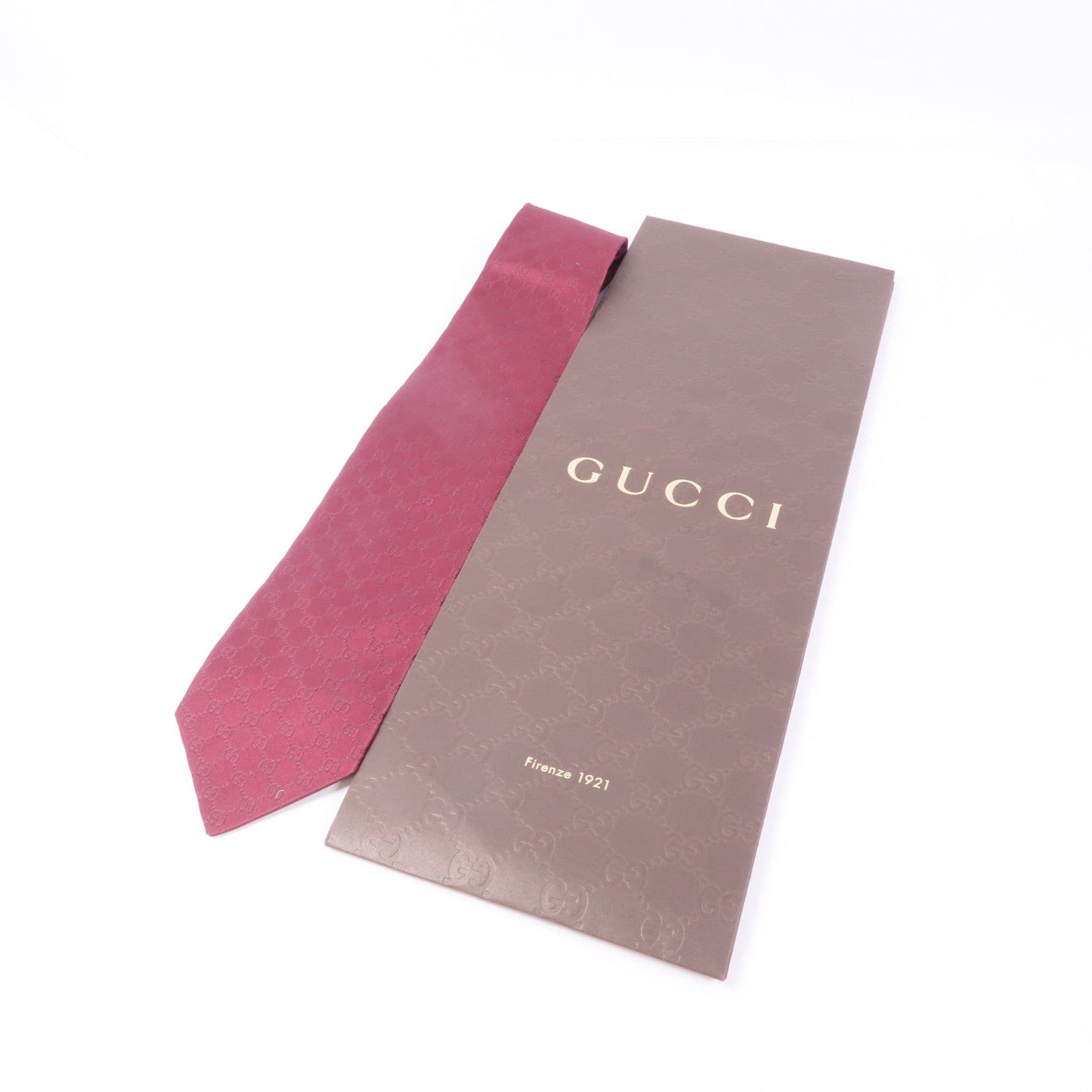 GUCCI 【激減優惠】絲質Tie領帶