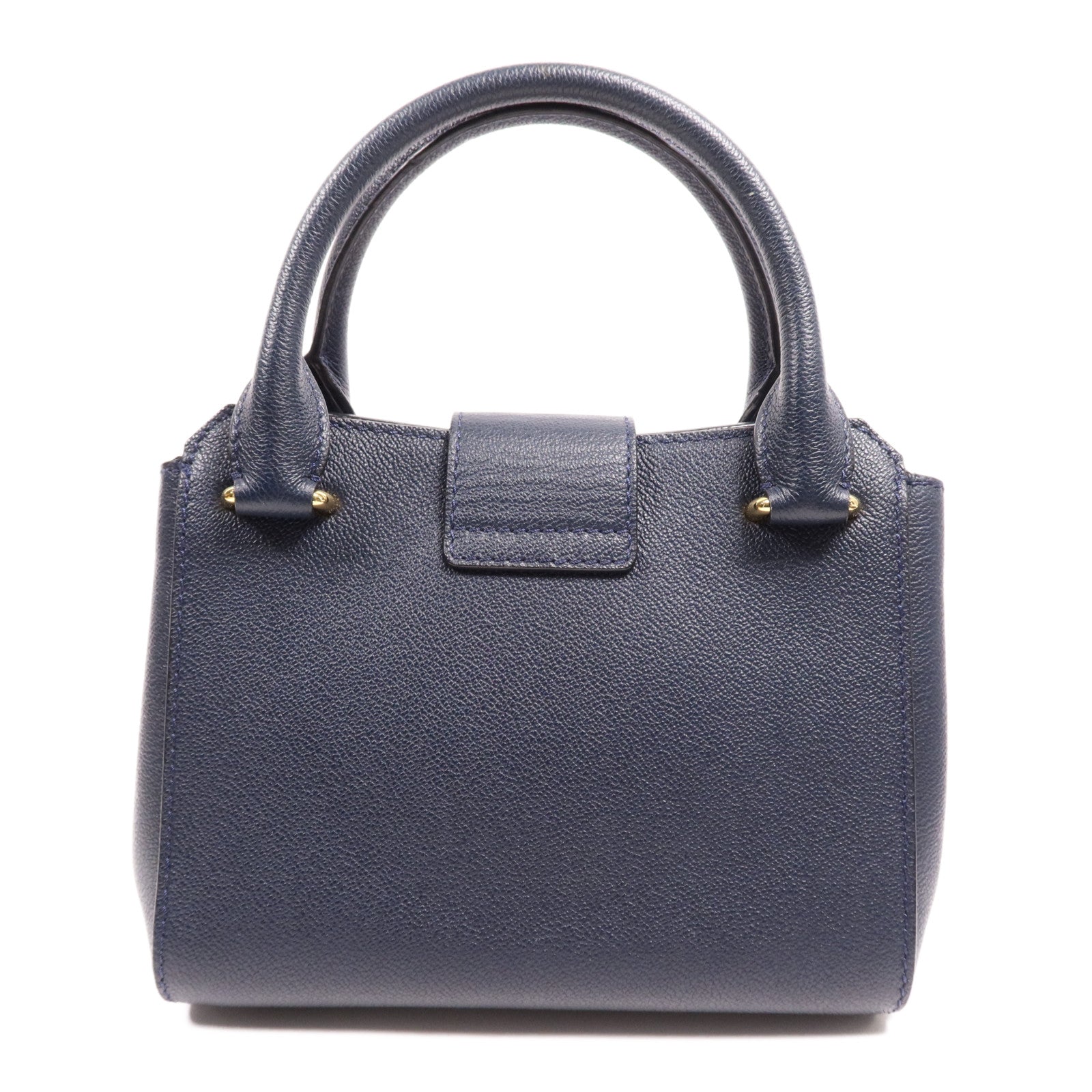 BURBERRY 牛皮皮革2Way Shoulder金扣手挽肩背兩用袋