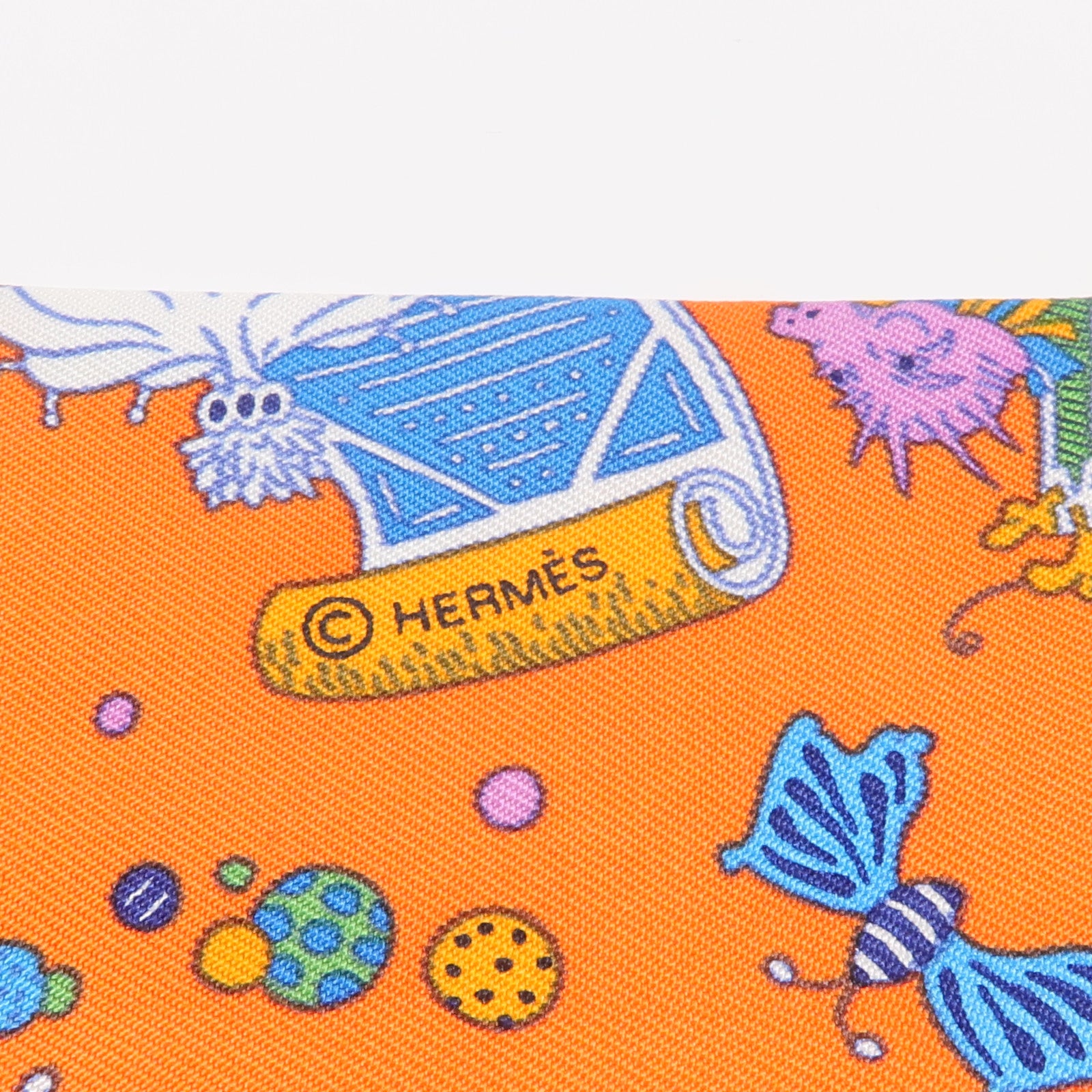 HERMES 絲質Twilly絲巾