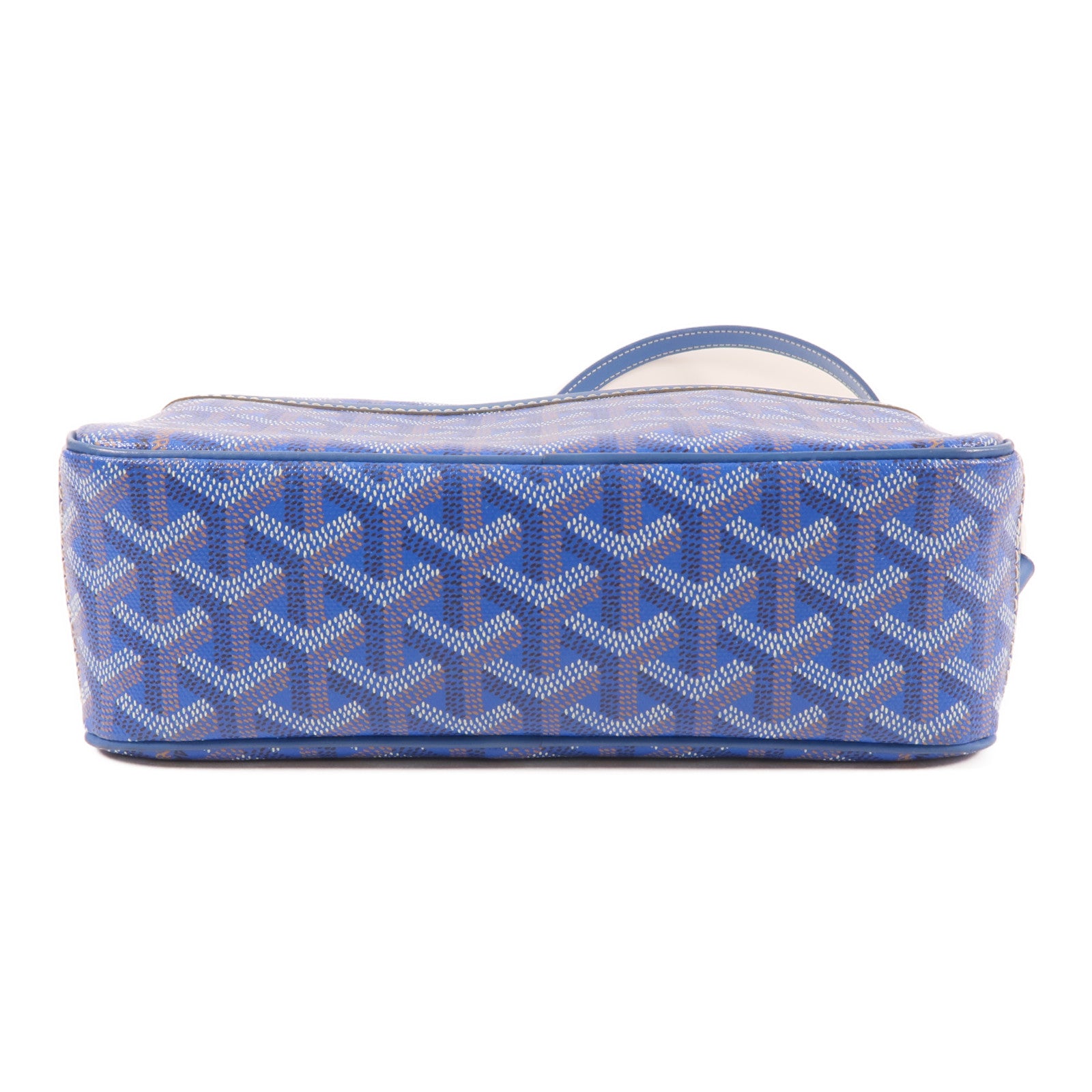 GOYARD 塗層帆布Sac Cap Vert銀扣肩背袋