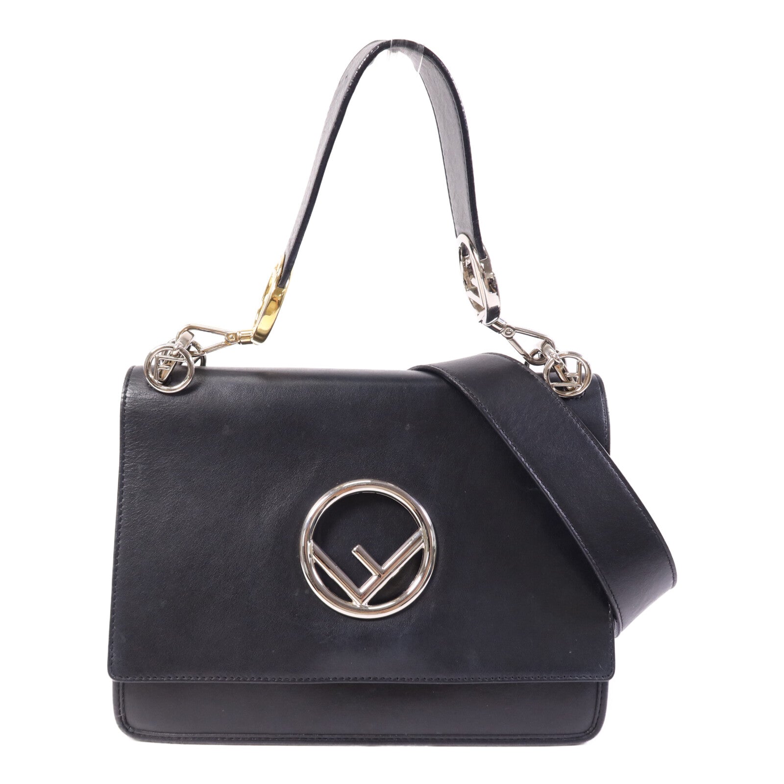 FENDI 牛皮皮革Kan I肩背袋