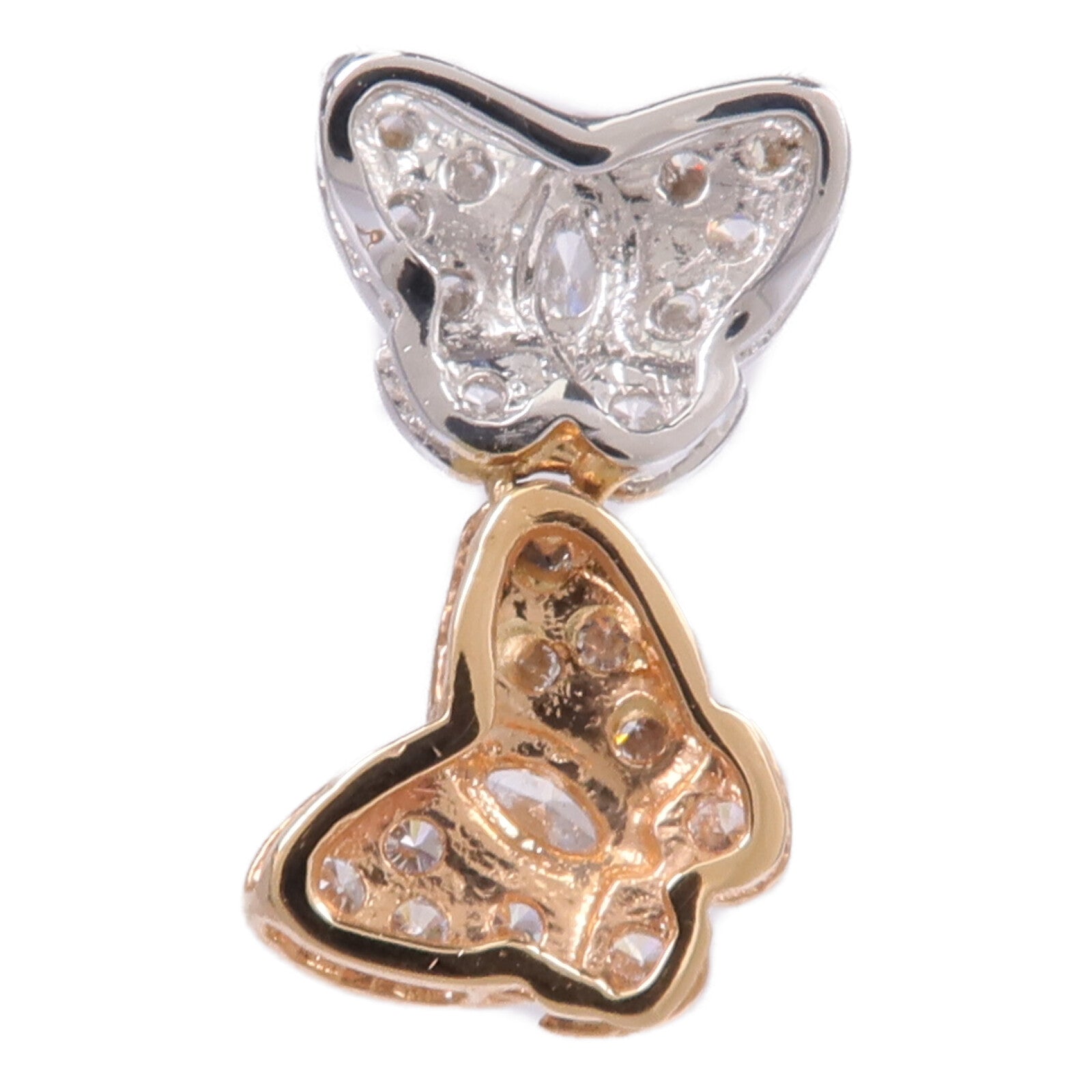 JEWELRY 【激減優惠】18K白金/玫瑰金Diamond Pendant Top鑽石吊墜