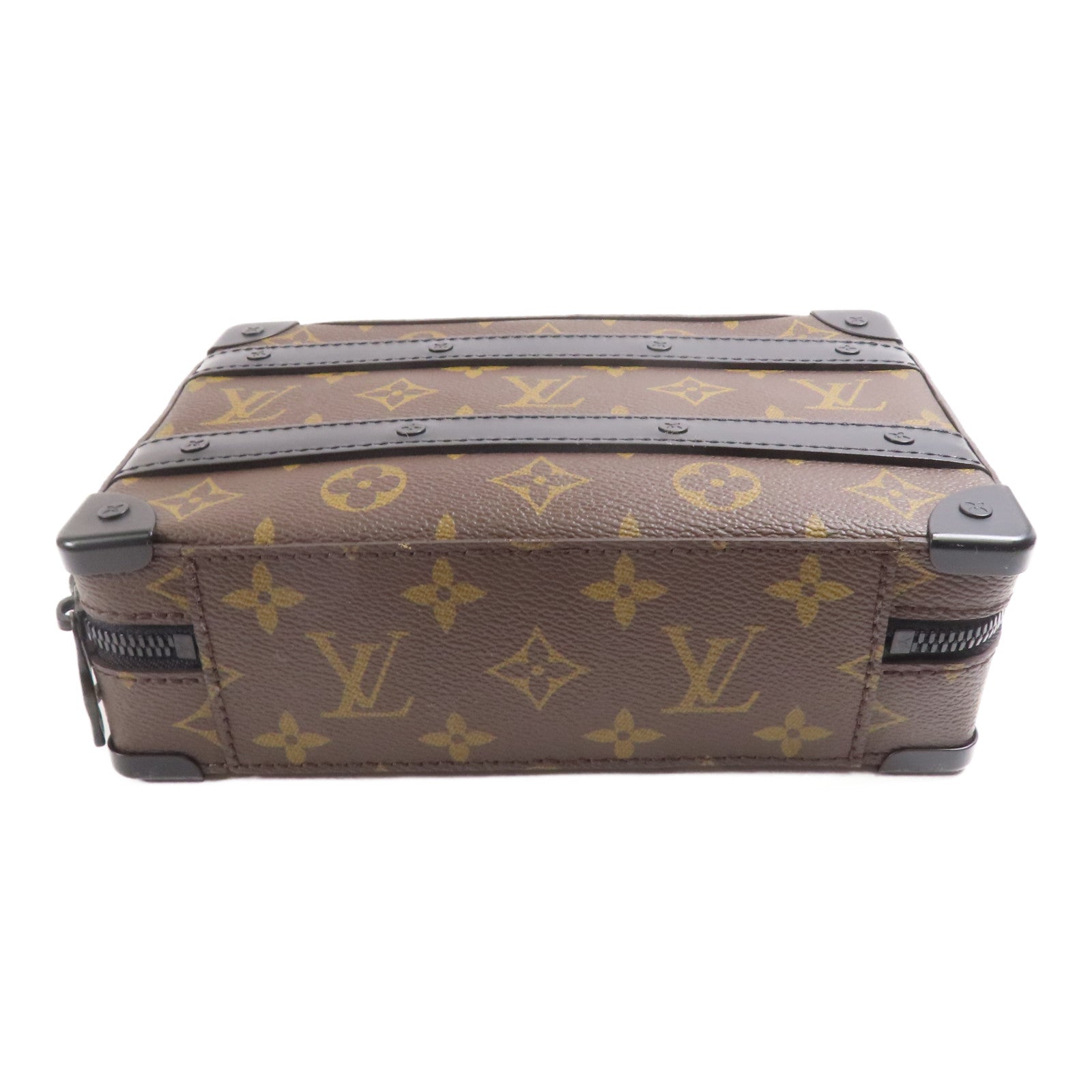 LOUIS VUITTON Monogram Macassar Handle Soft Truck手挽肩背兩用袋