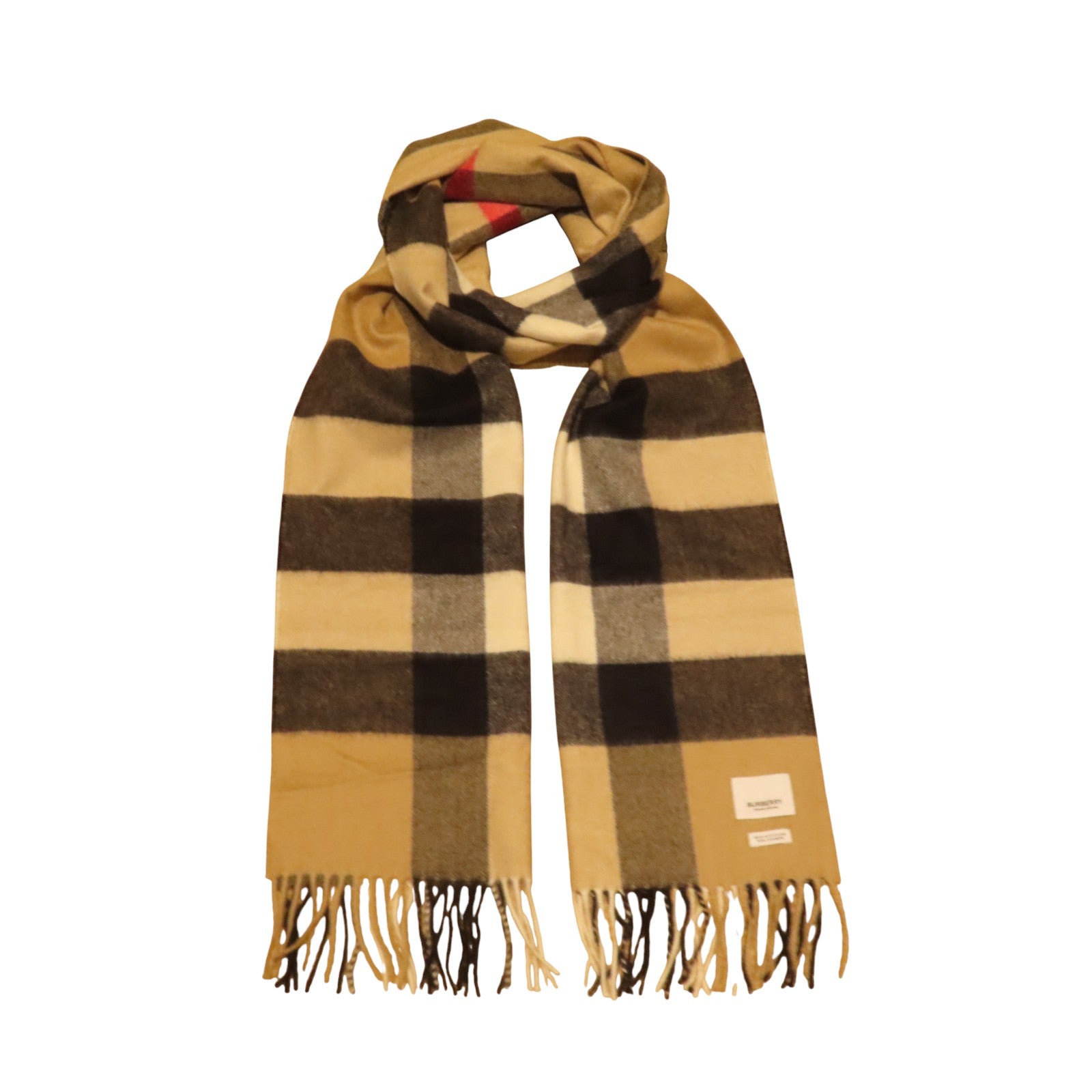 BURBERRY 羊絨Scarf 200x36圍巾