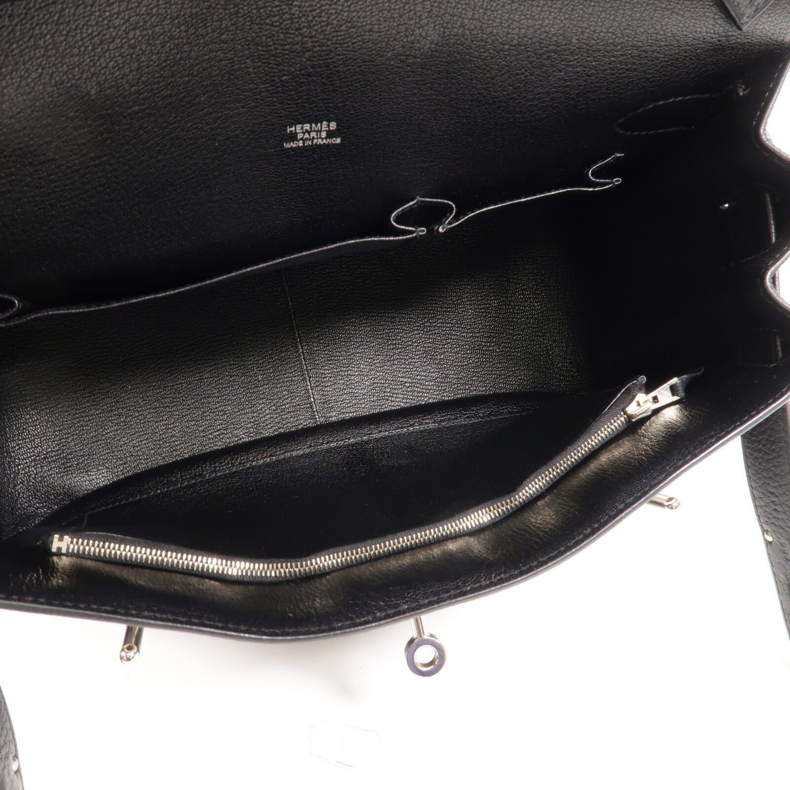 HERMES Clemence皮革Jypsiere 31肩背袋Noir