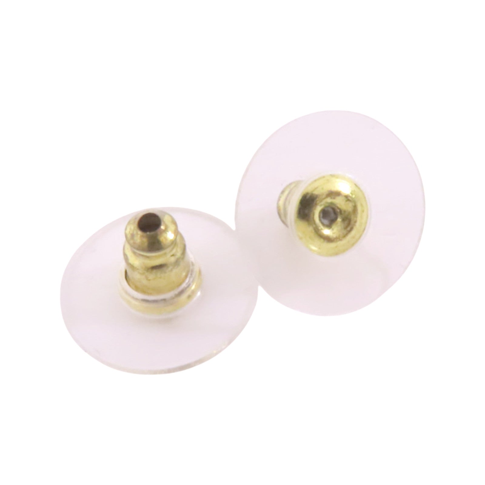 CHANEL 金屬/水鑽/PVC Earrings金扣耳環