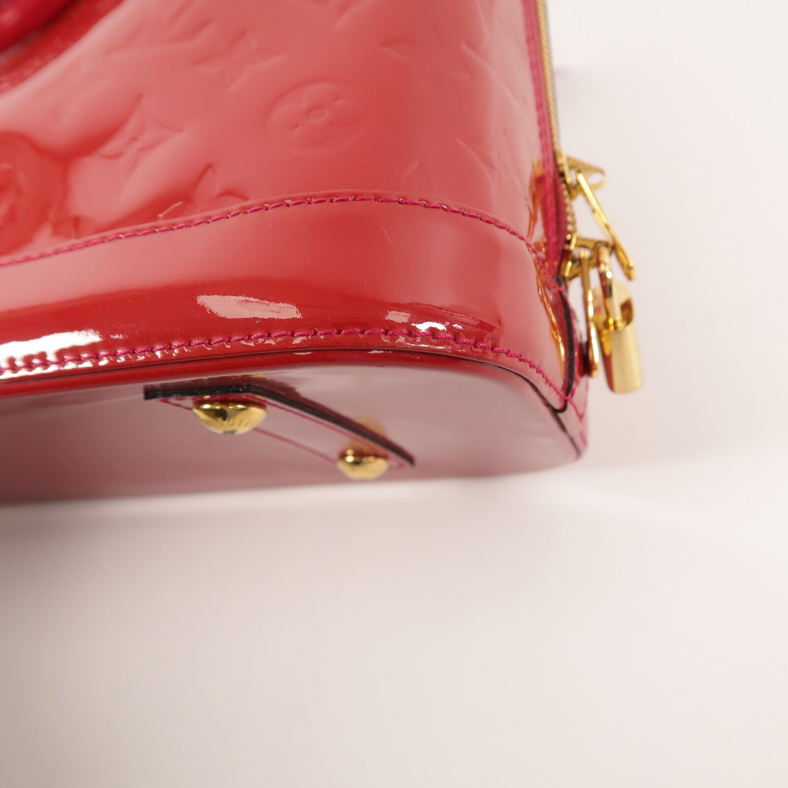 LOUIS VUITTON Monogram Vernis Alma PM手挽袋