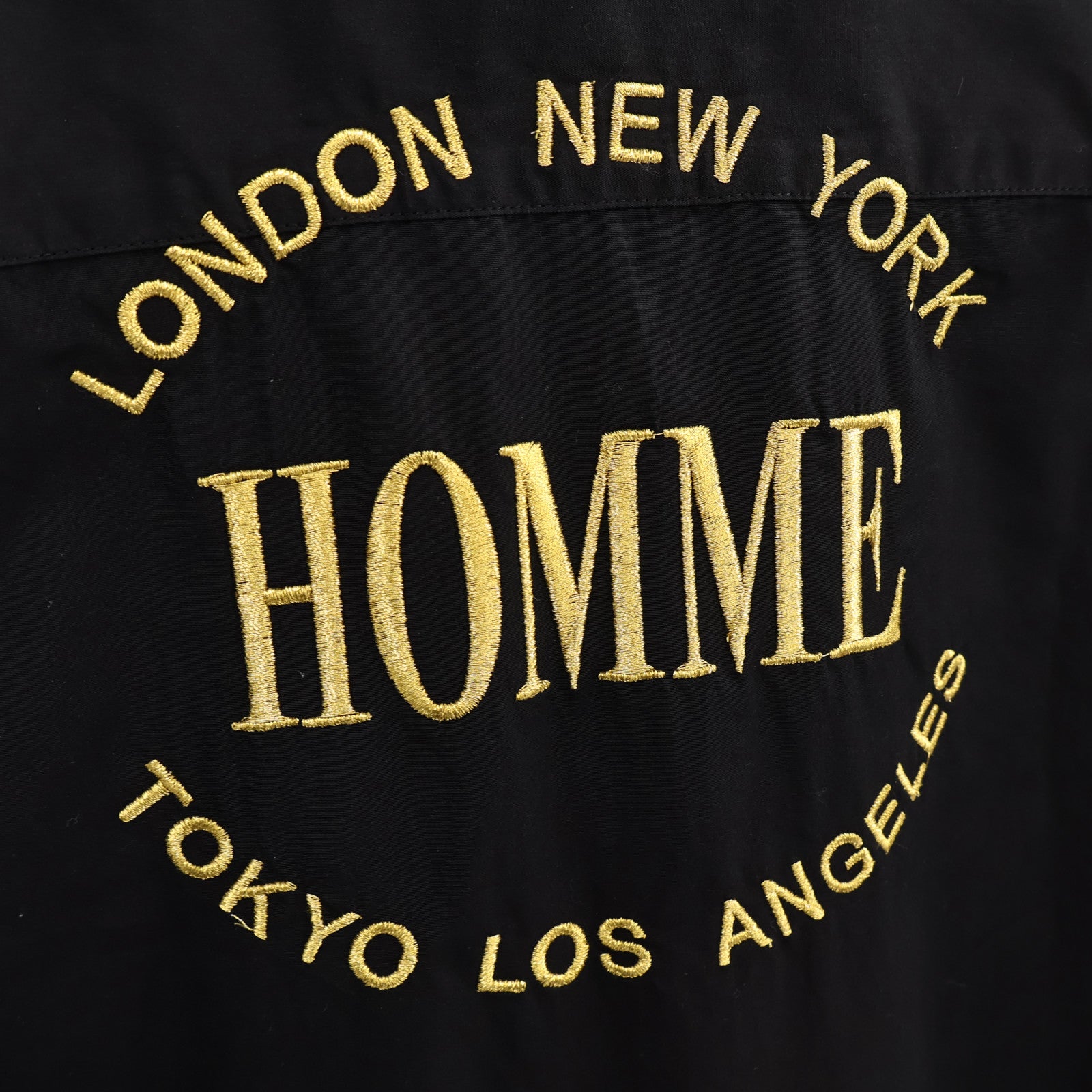 BALENCIAGA Cotton Homme Embroidered Button-Down Shirt上衣
