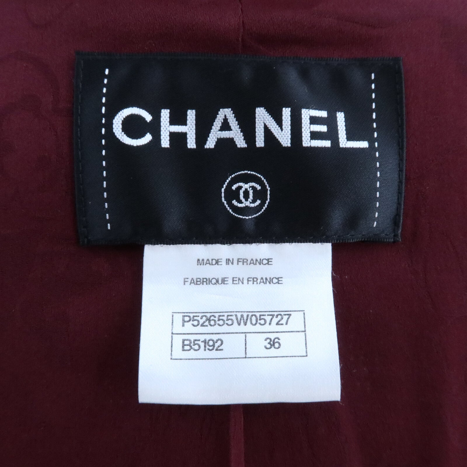 CHANEL Wool/Cotton/Nylon Tweed Jacket外套