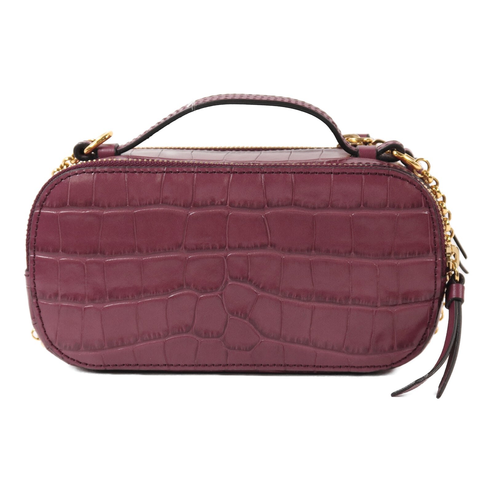 Chloe 牛皮皮革Mini C Bag金扣鏈帶手挽肩背兩用袋