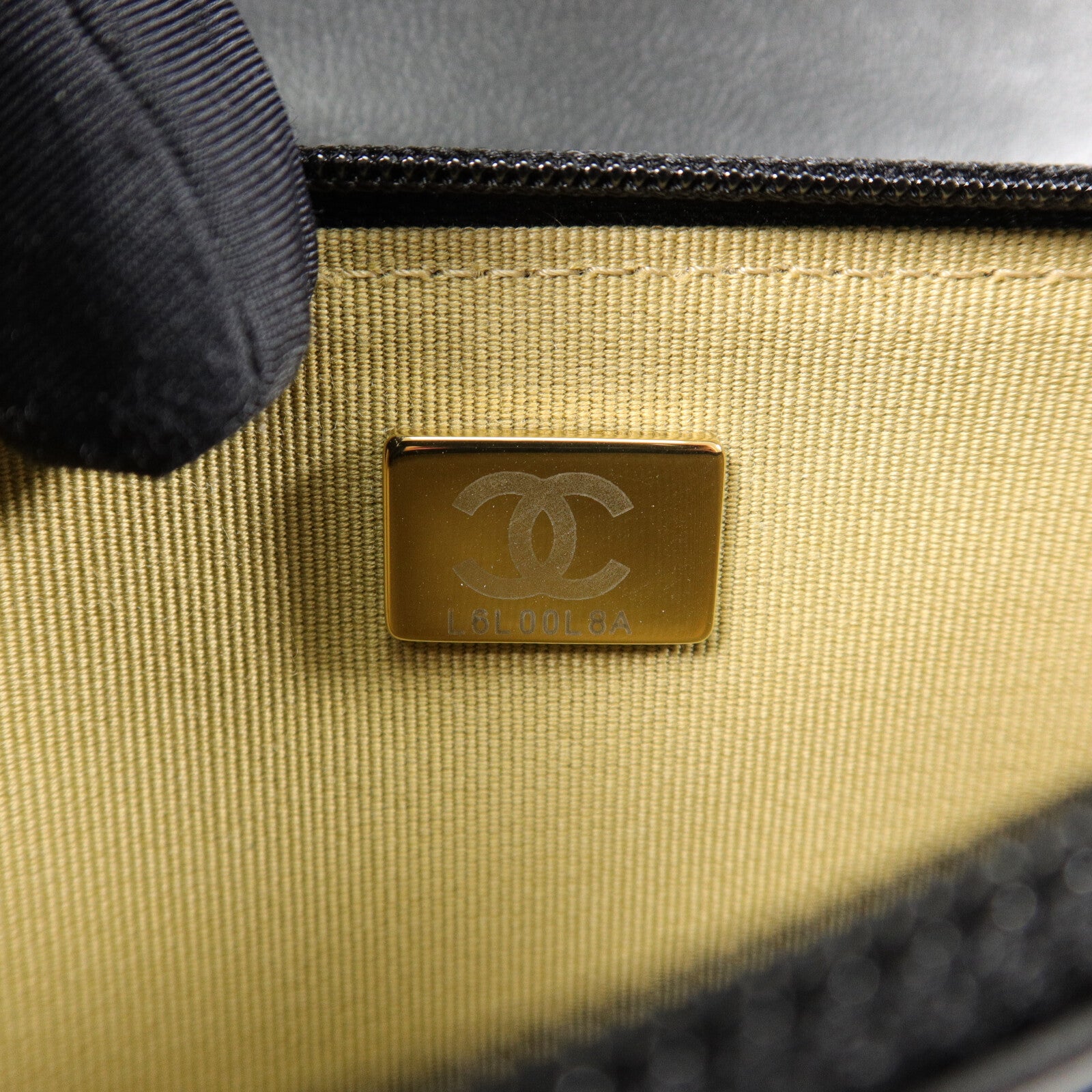 CHANEL 羊皮皮革Wallet On Chain With Gold Ball鏈帶肩背袋