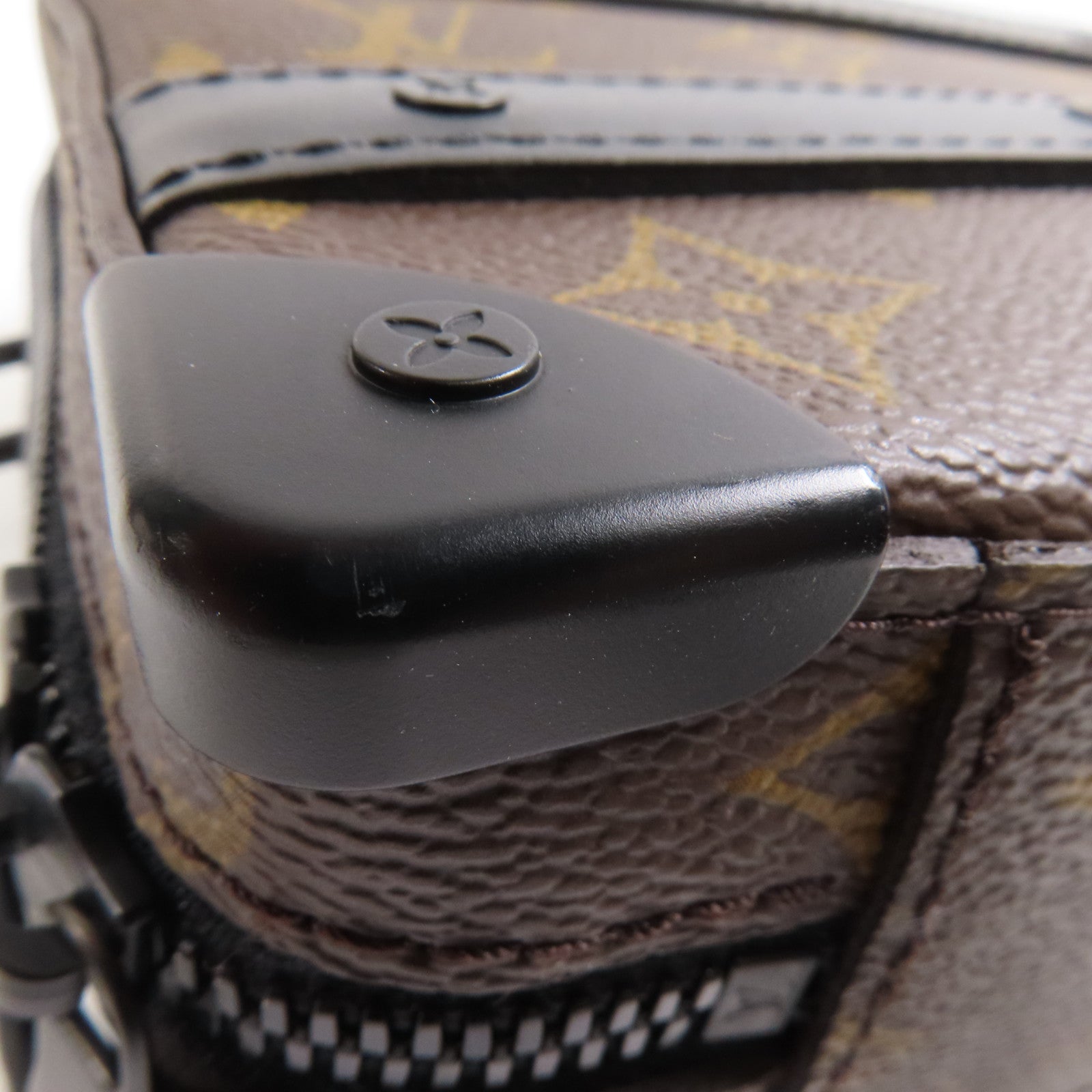 LOUIS VUITTON Monogram Macassar Handle Soft Truck手挽肩背兩用袋