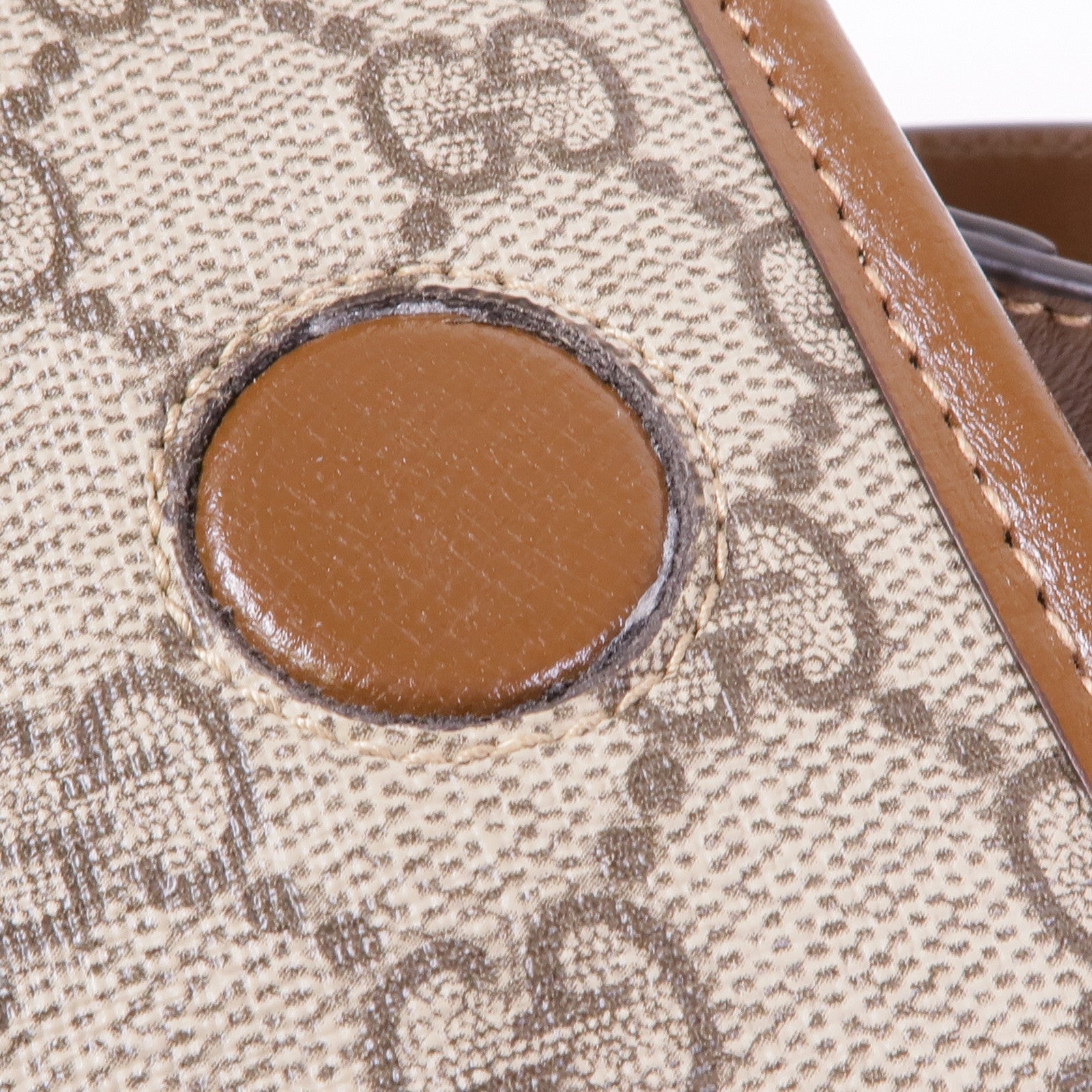 GUCCI 塗層帆布GG Supreme Interlocking金扣肩背袋