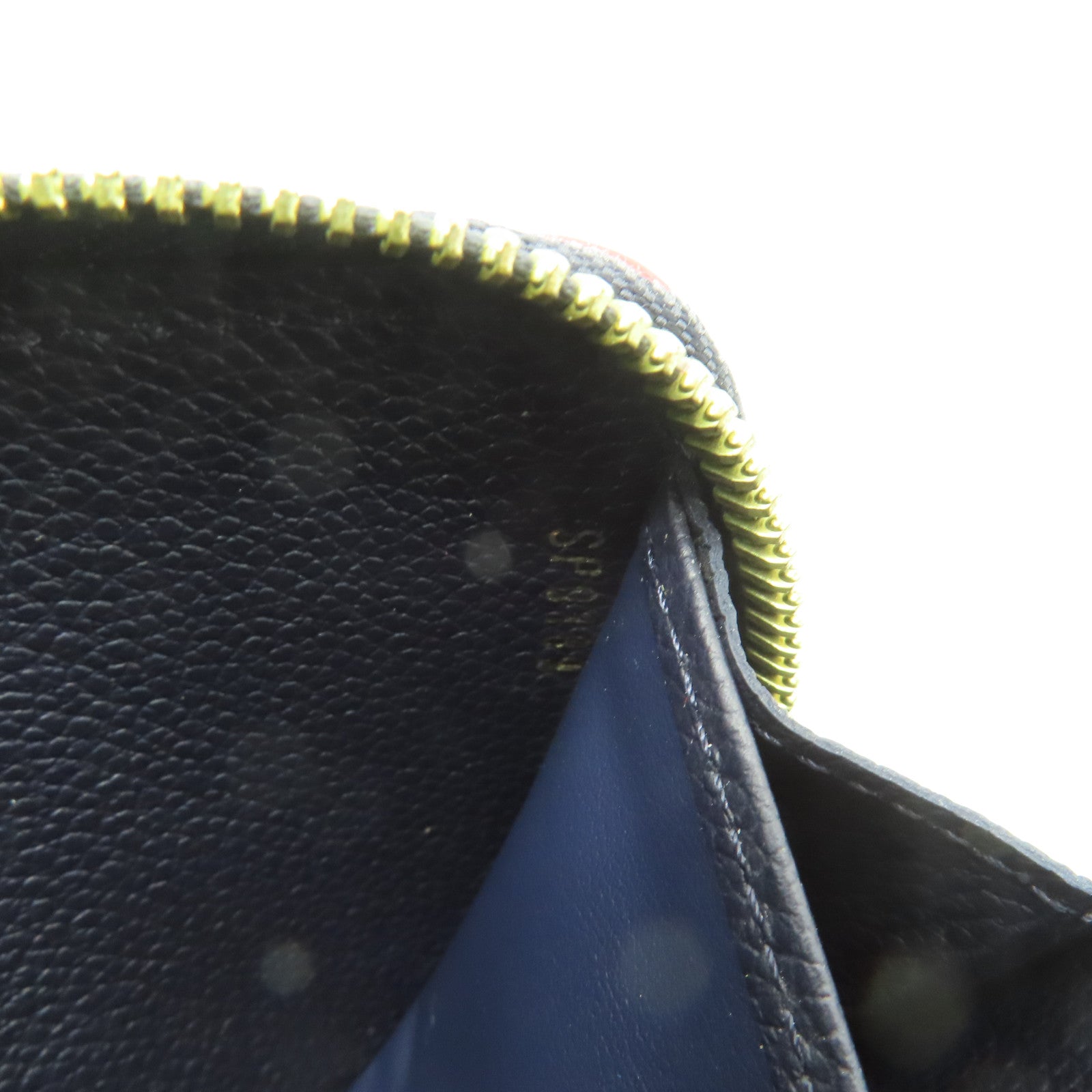 LOUIS VUITTON 【激減優惠】Monogram Empreinte Zipper Long Wallet金扣長錢包深藍色