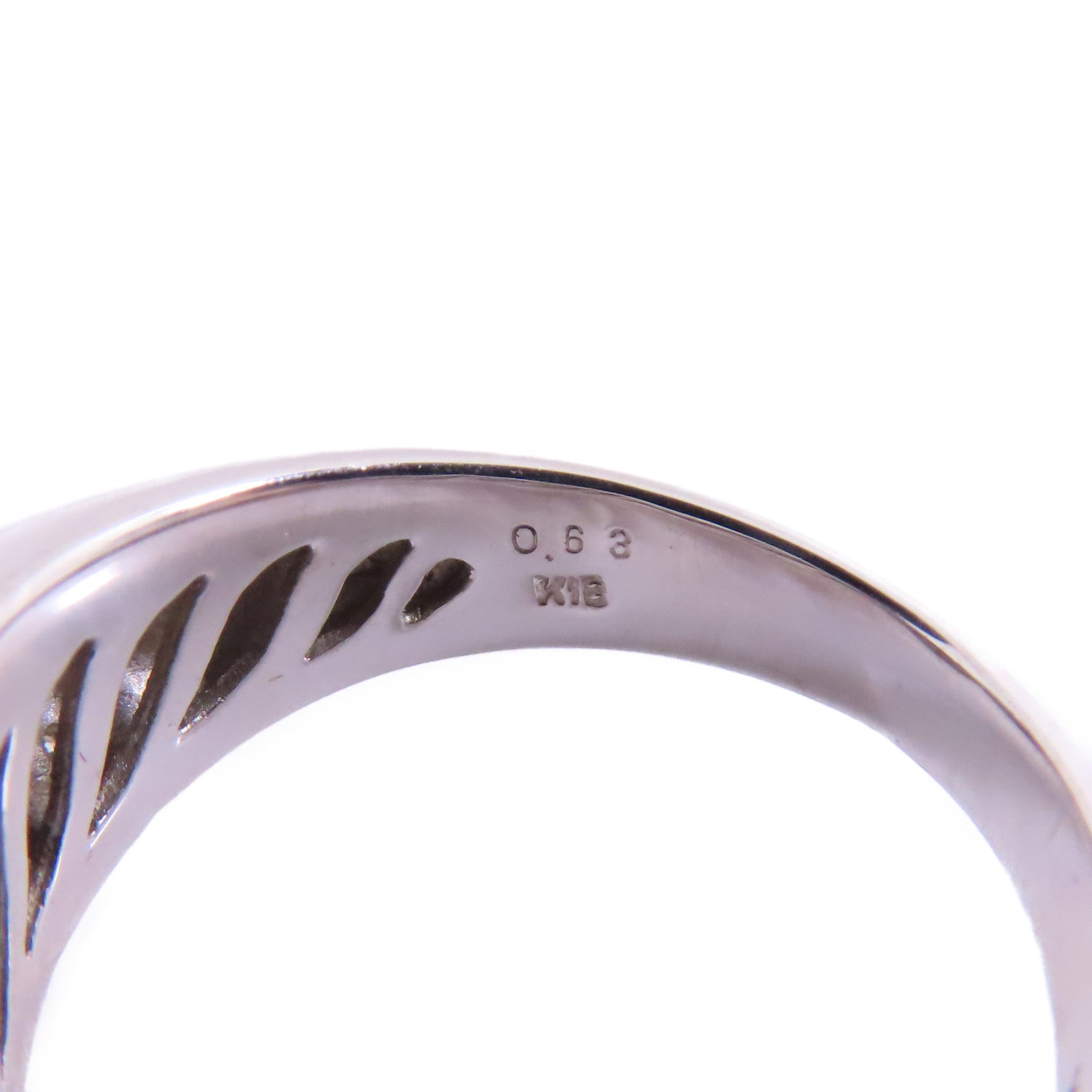 JEWELRY 【激減優惠】18K白金/鑽石Diamond Ring戒指US#6.25