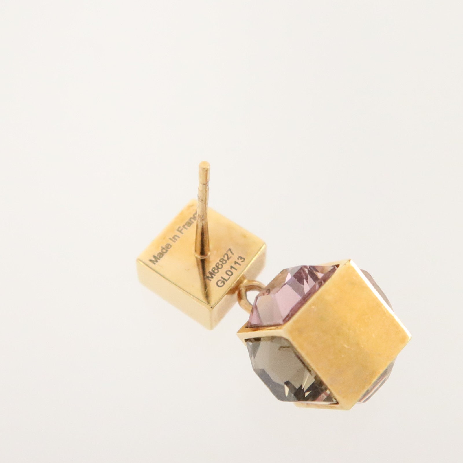 LOUIS VUITTON 金屬/PVC Boucle d'Oreille Gamble Stud Earrings 3pcs耳環