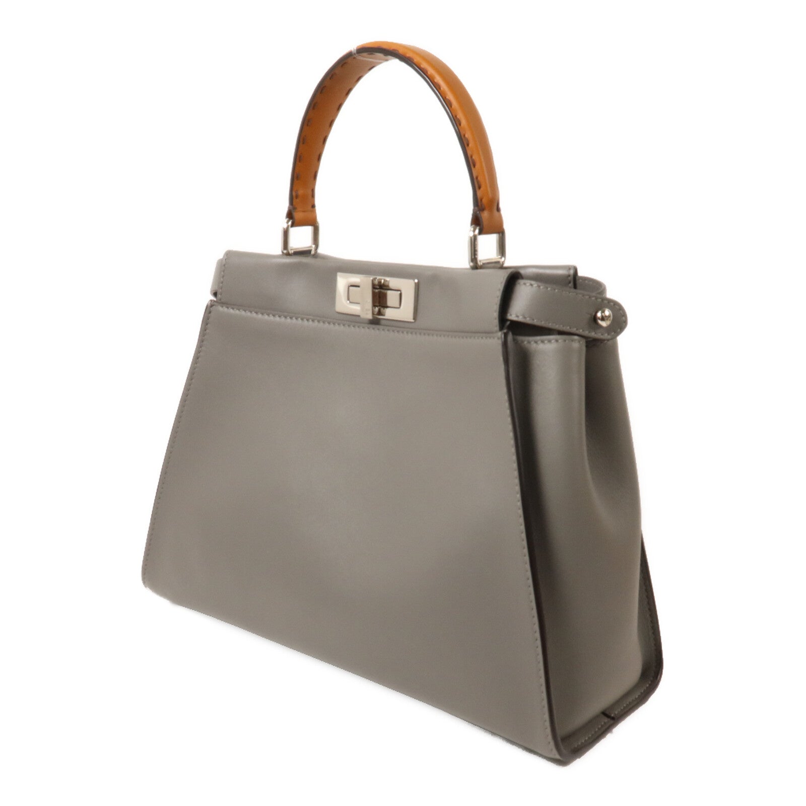 FENDI 牛皮皮革Peekaboo Medium手挽肩背兩用袋