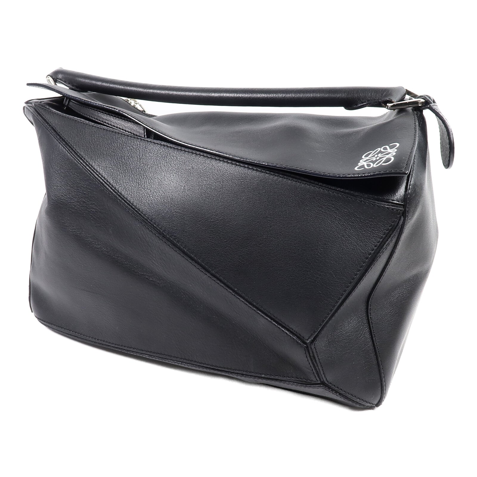 LOEWE 牛皮皮革Large Puzzle Edge Bag手挽肩背兩用袋